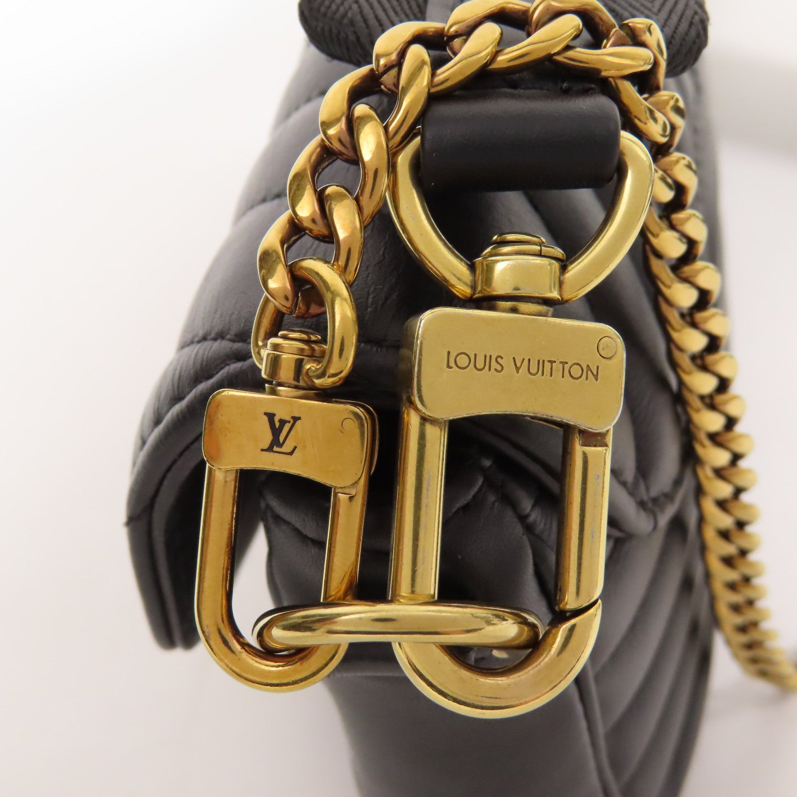 LOUIS VUITTON 牛皮皮革New Wave金扣手挽肩背兩用袋