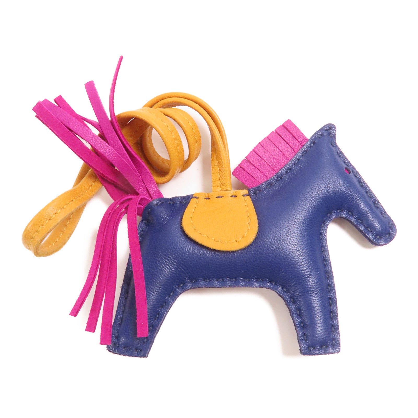 HERMES Milo皮革Rodeo PM掛飾