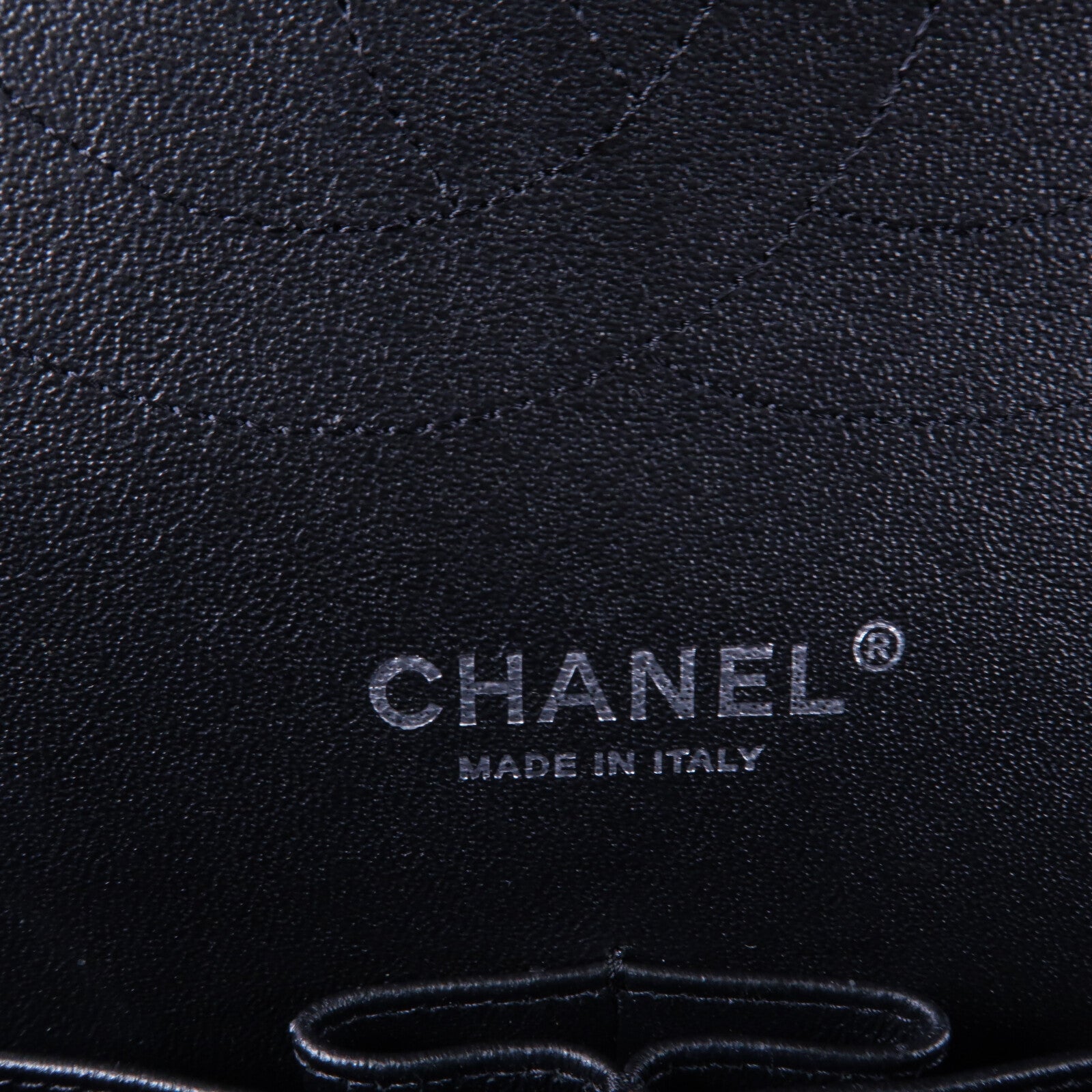 CHANEL 羊皮皮革Chevron Classic Flap Bag鏈帶肩背袋