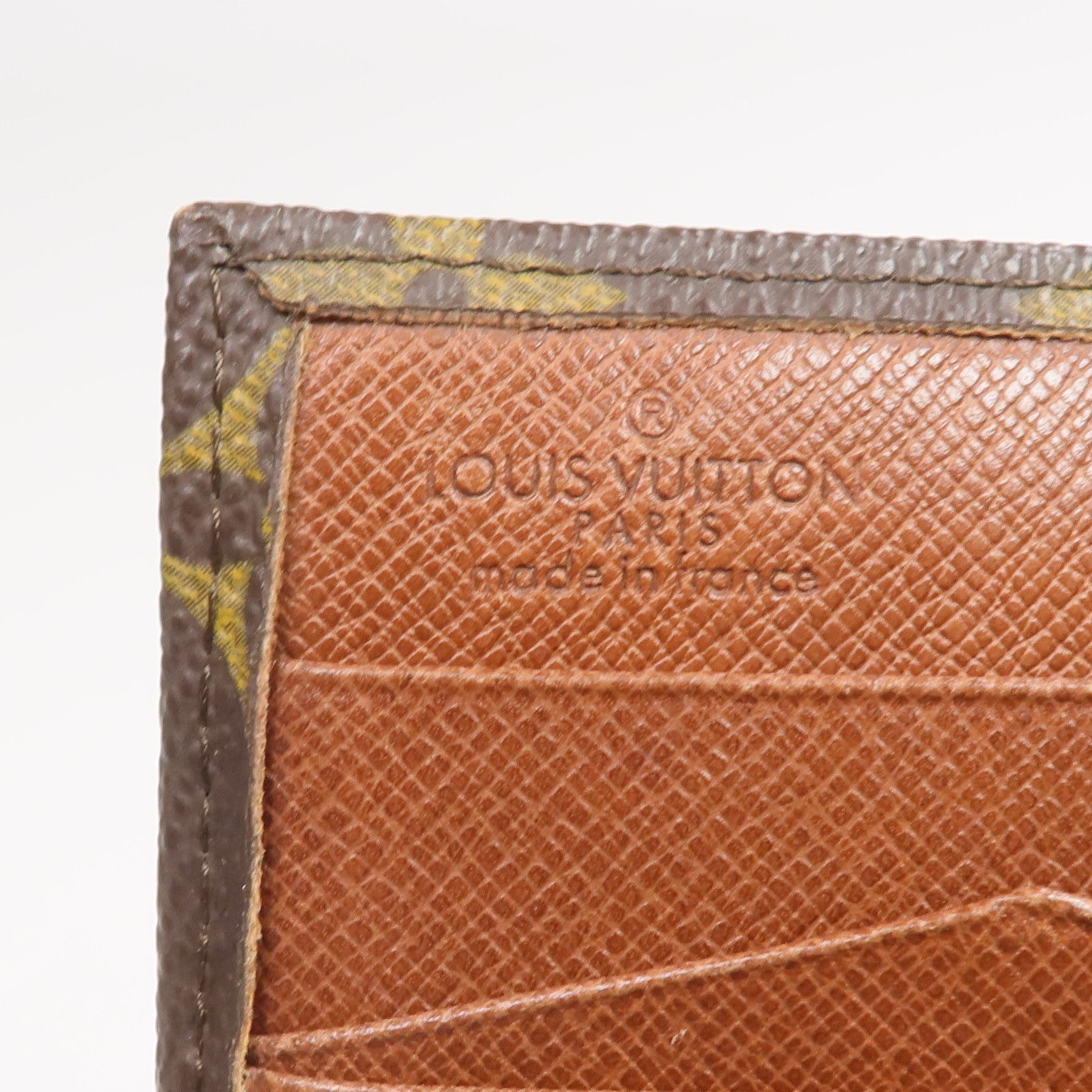 LOUIS VUITTON Monogram Porte Monnaie Carte Credit金扣錢包