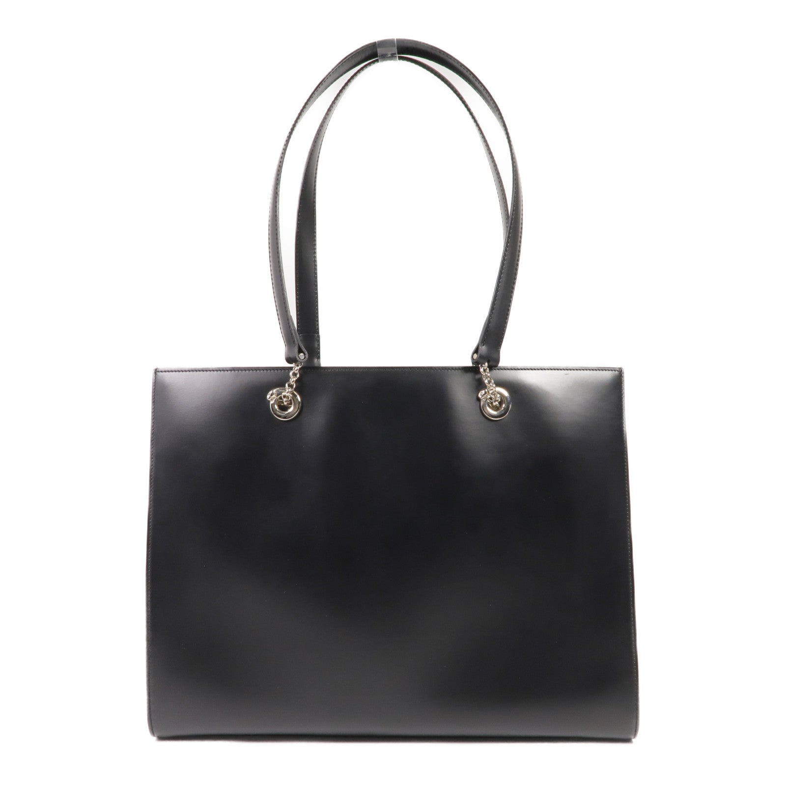 CARTIER 牛皮皮革Shoulder Tote銀扣肩背袋/手挽袋