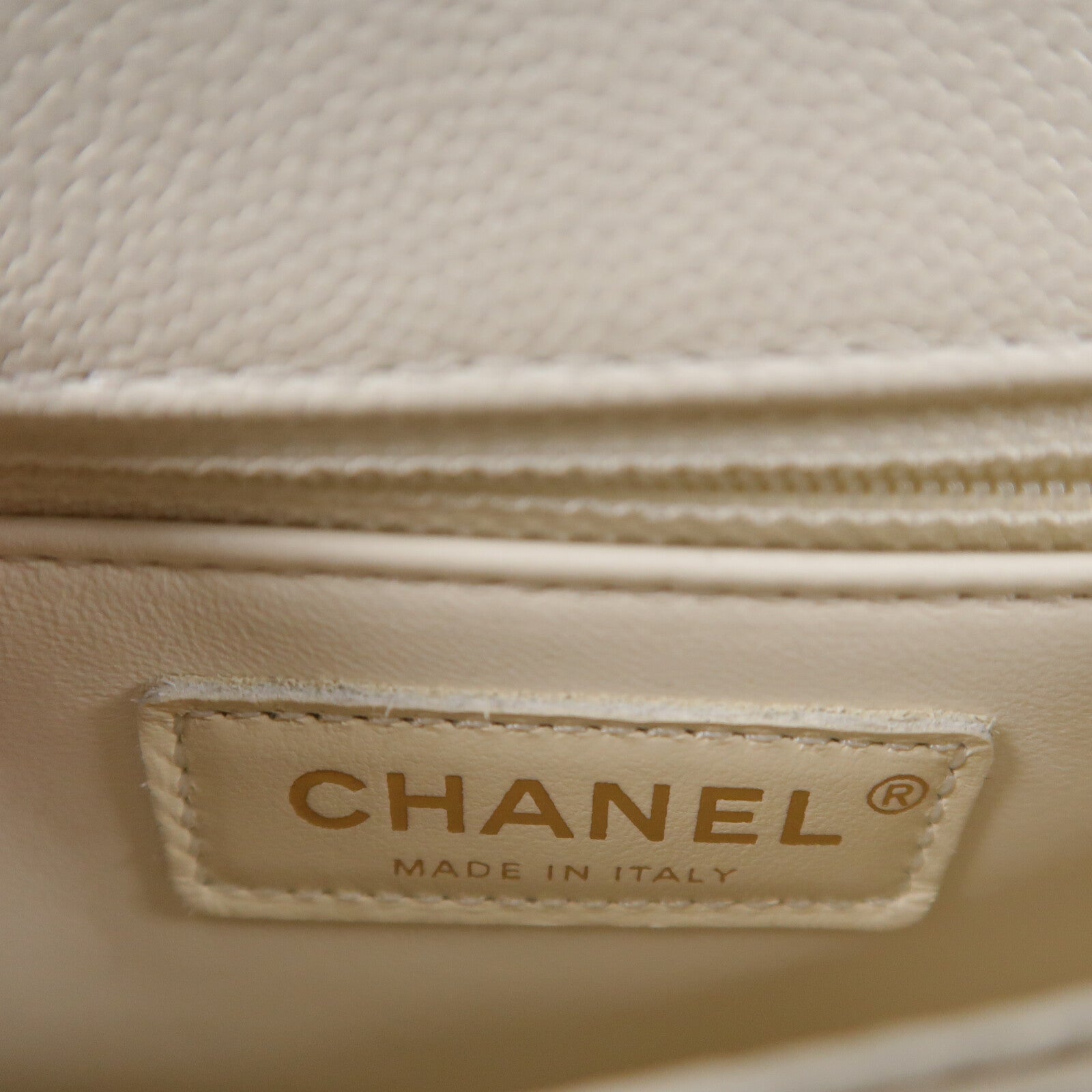 CHANEL 牛皮皮革Coco Handle Small鏈帶手挽肩背兩用袋