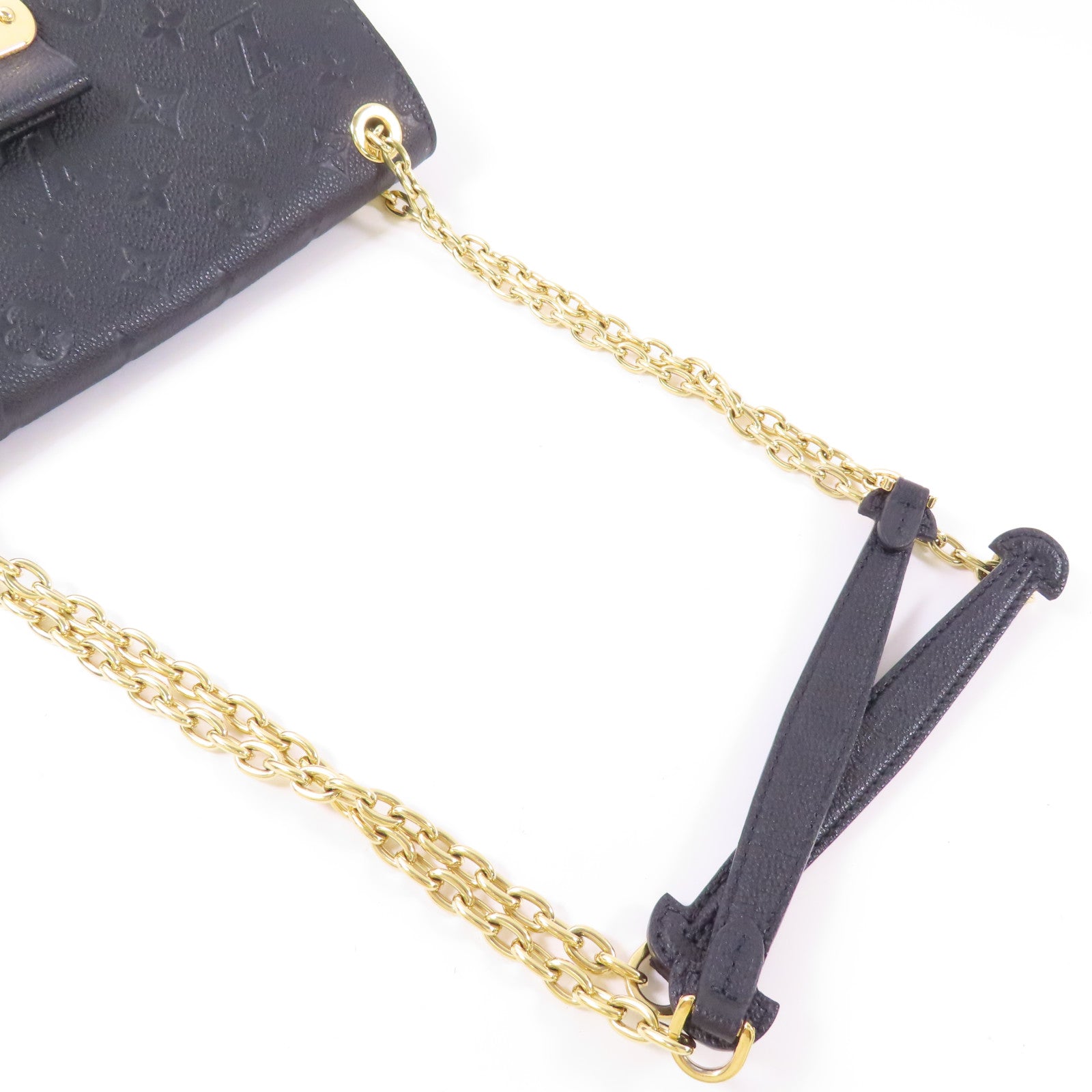 LOUIS VUITTON Monogram Empreinte Vavin PM金扣肩背袋