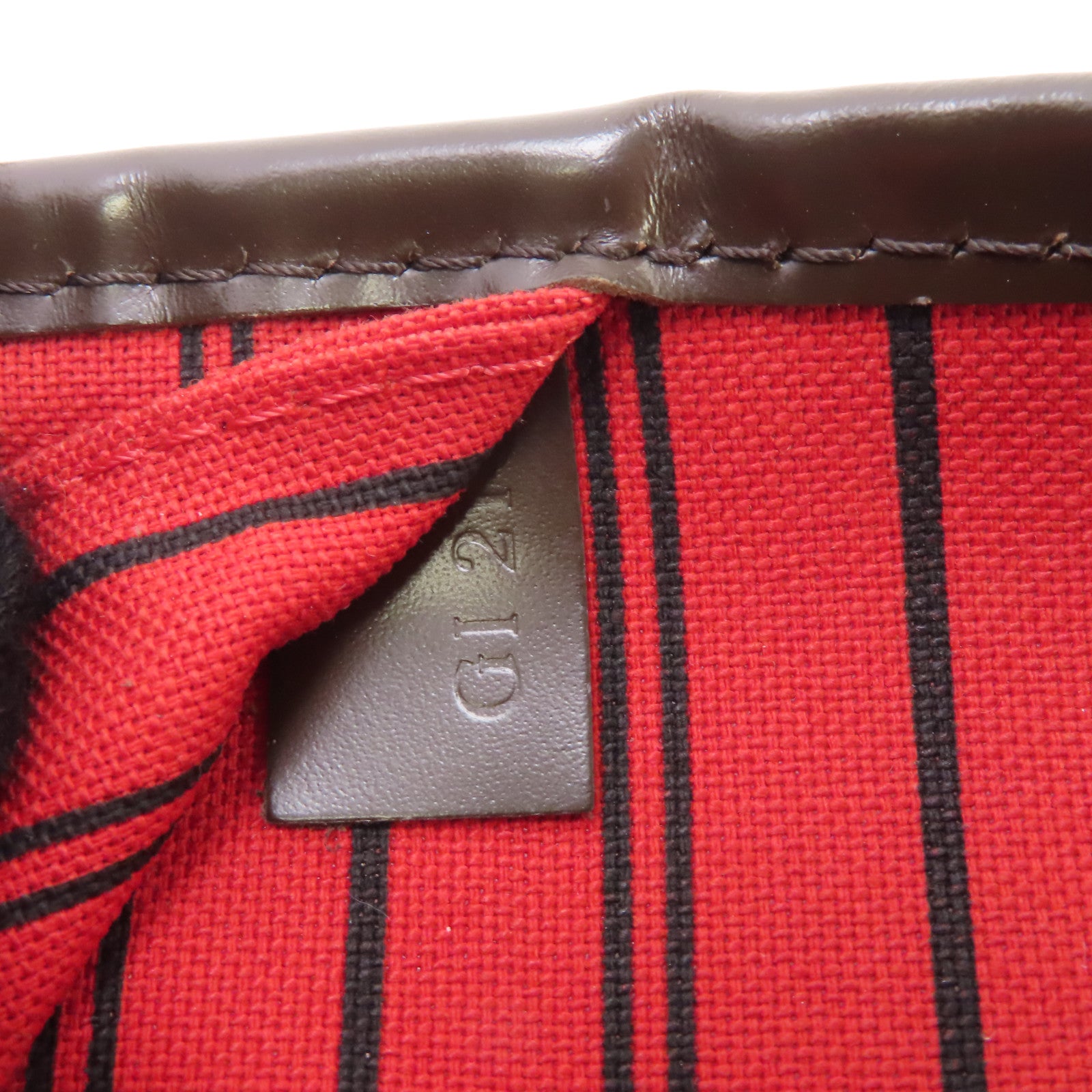 LOUIS VUITTON Damier Neverfull MM金扣手挽袋/肩背袋啡色