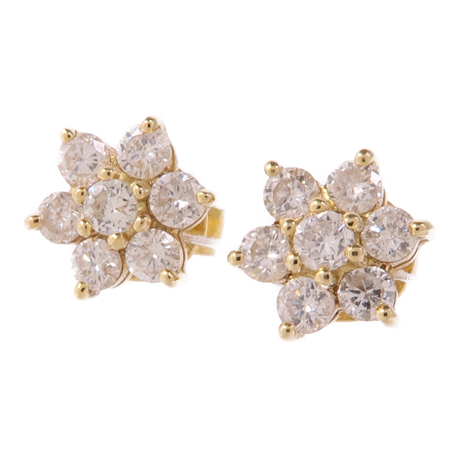 JEWELRY 18K黃金Diamond Earrings鑽石耳環