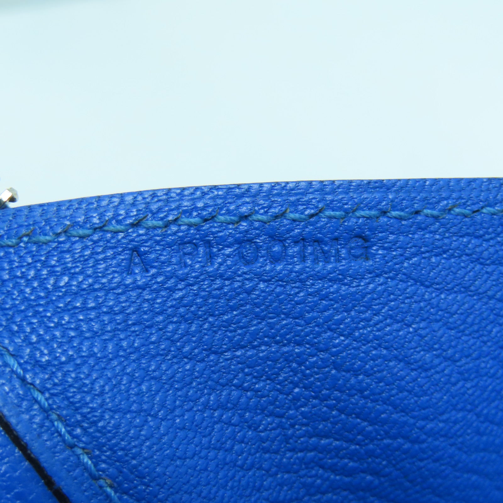 HERMES 【激減優惠】Evercolor皮革Maxibox 29銀扣手挽袋Bleu Paradise天堂藍色