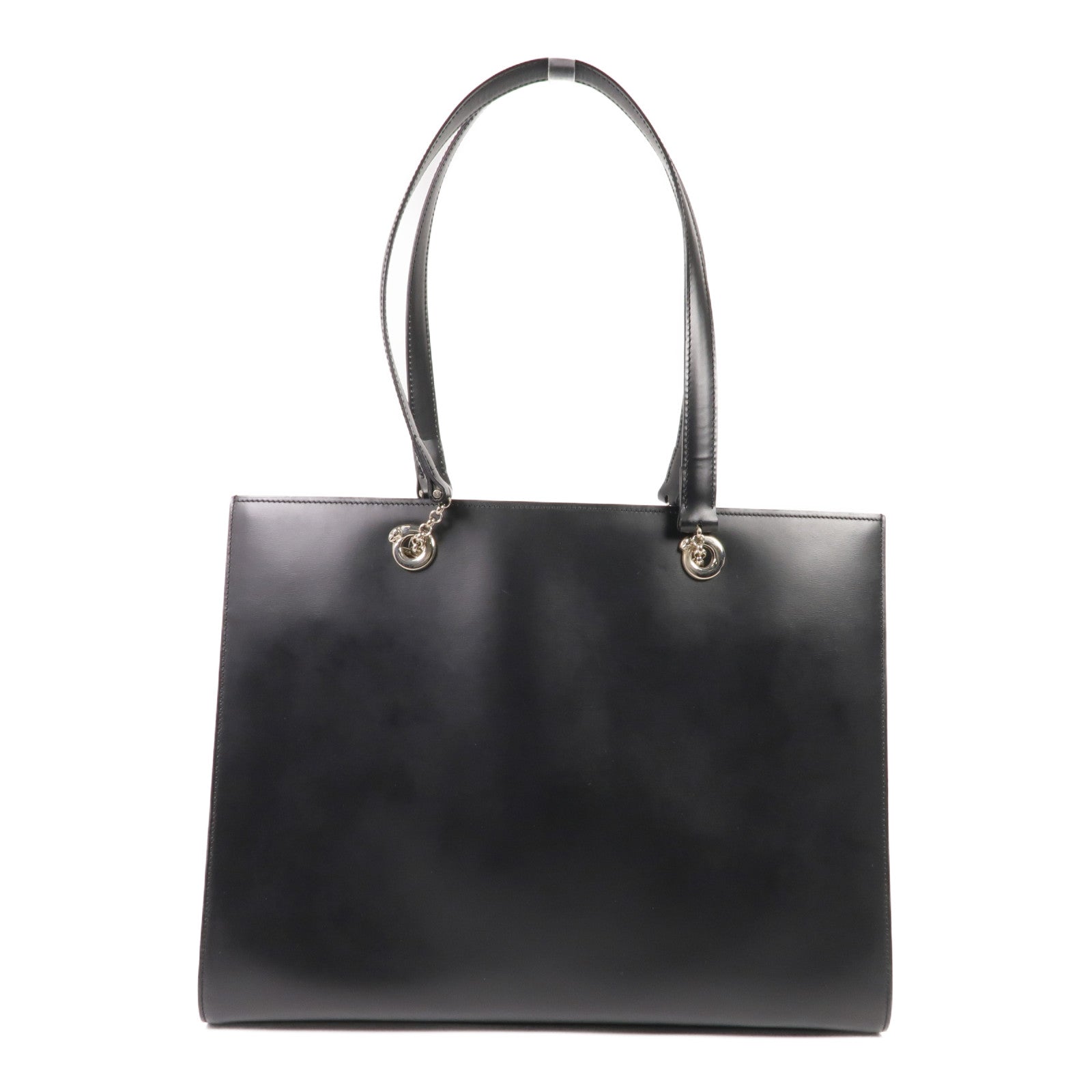 CARTIER 牛皮皮革Shoulder Tote銀扣肩背袋/手挽袋