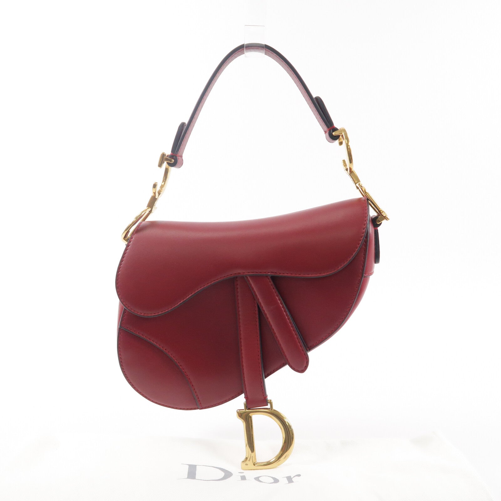 Dior 牛皮皮革Mini Saddle肩背袋