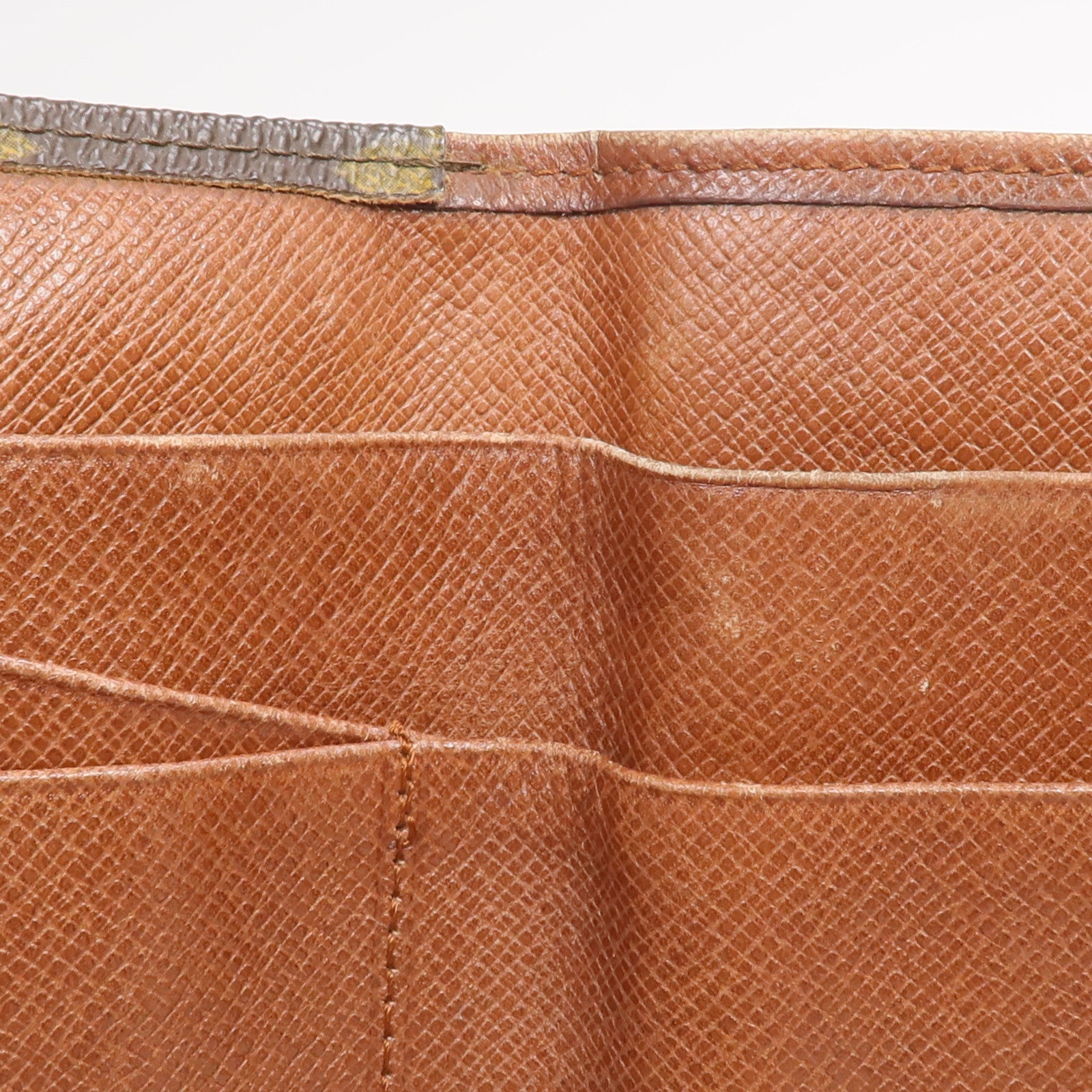 LOUIS VUITTON Monogram Porte Monnaie Carte Credit金扣錢包