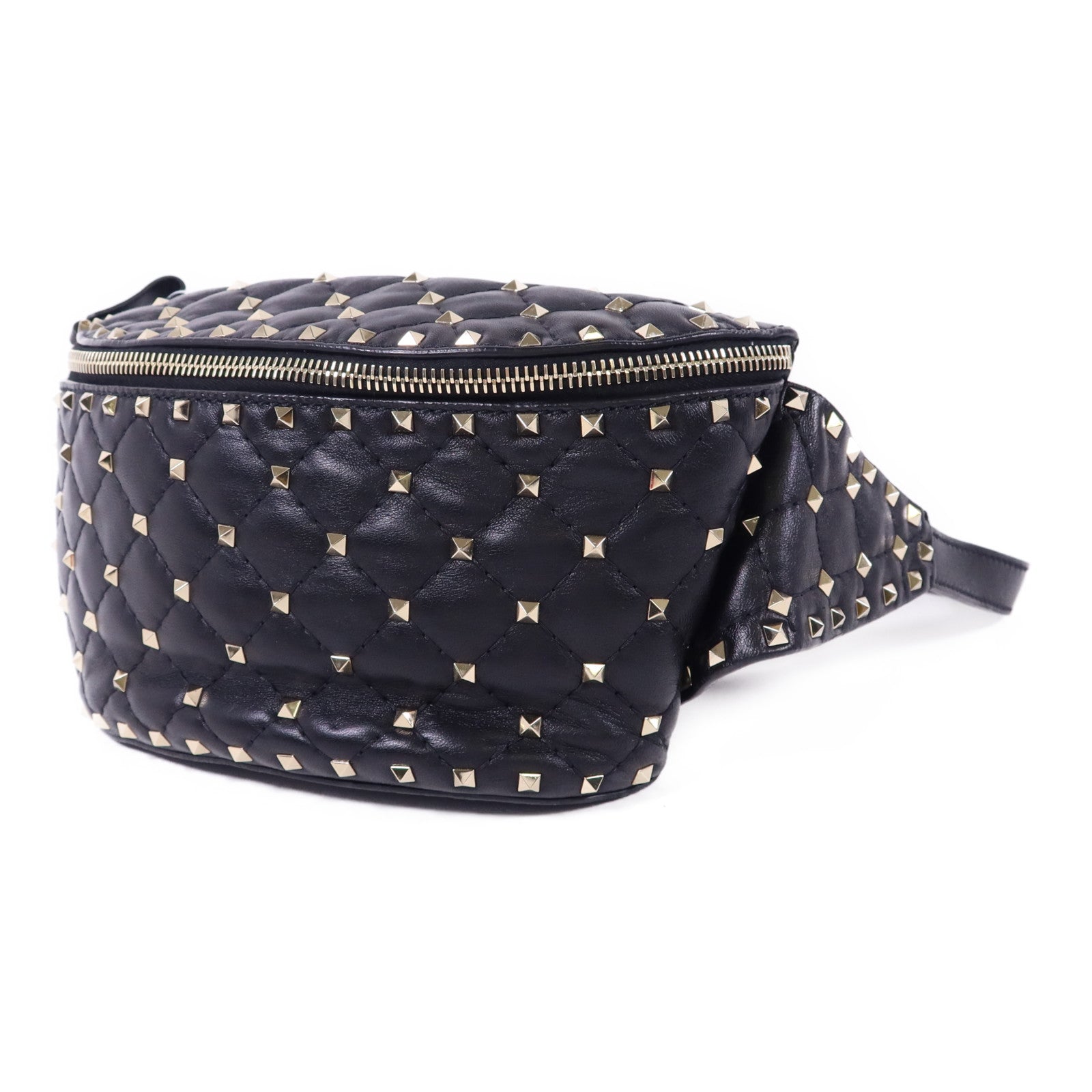 Valentino 牛皮皮革Waist Bag金扣腰包