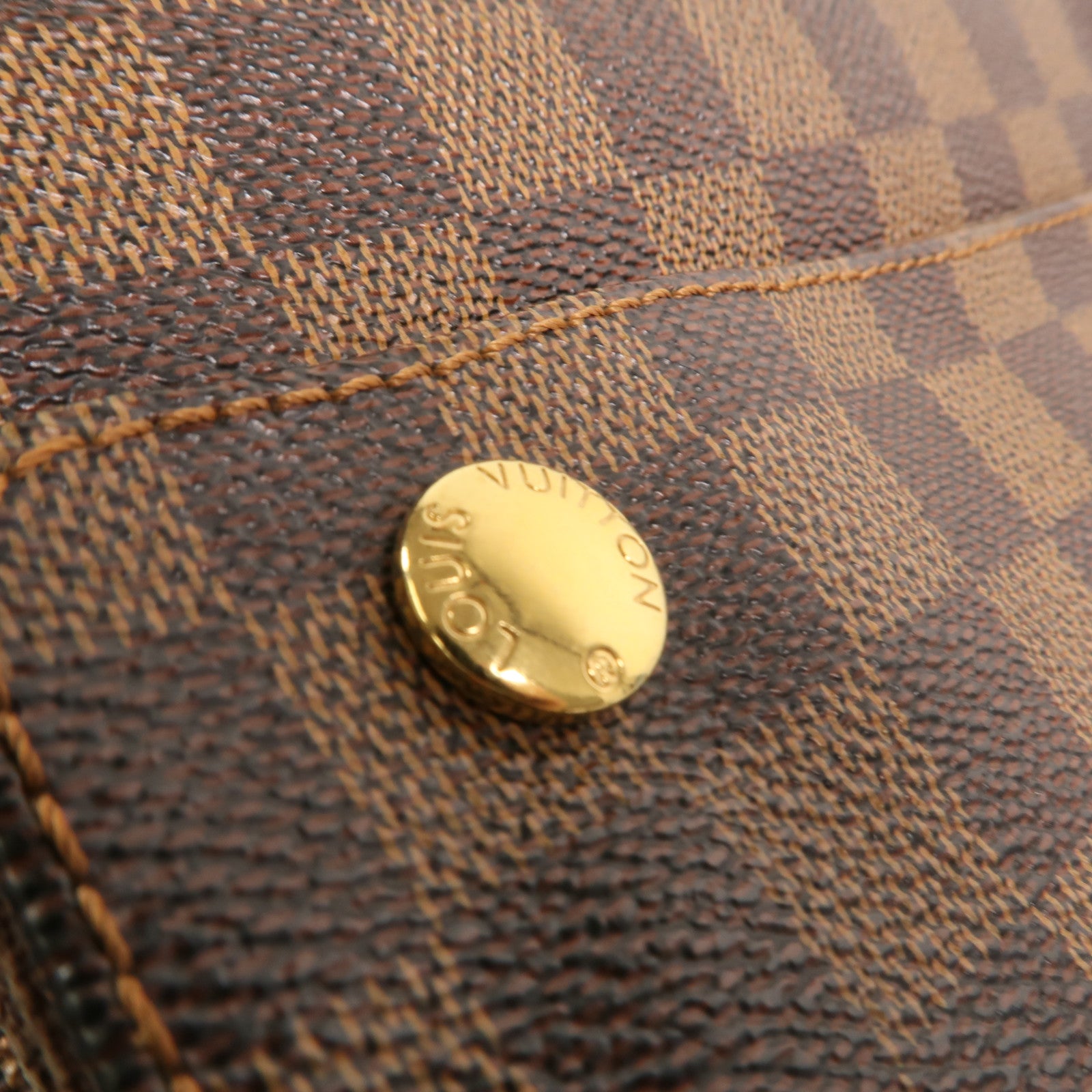 LOUIS VUITTON Damier Naviglio金扣肩背袋