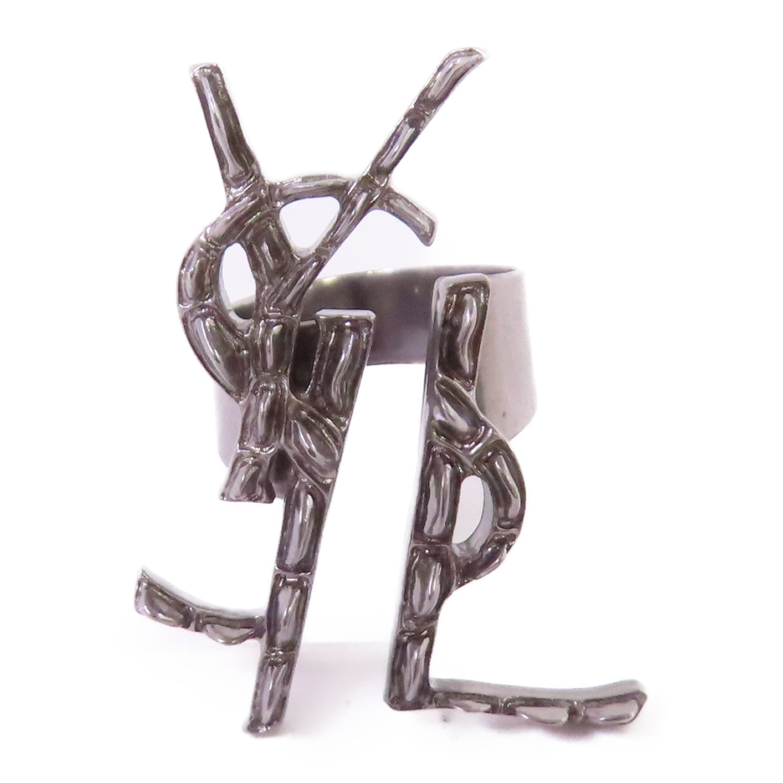 SAINT LAURENT 金屬YSL Ring戒指US#6