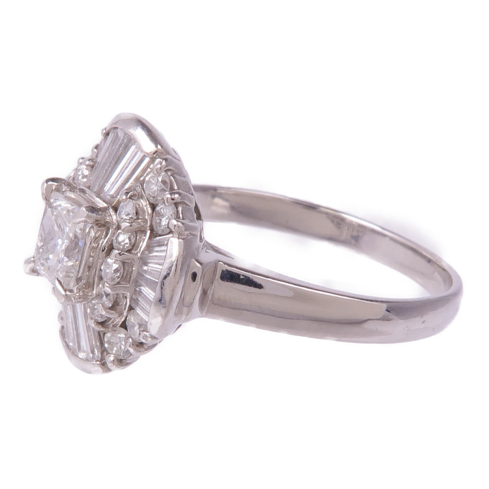 JEWELRY 【激減優惠】PT900鉑金Diamond Ring鑽石戒指US#6.25