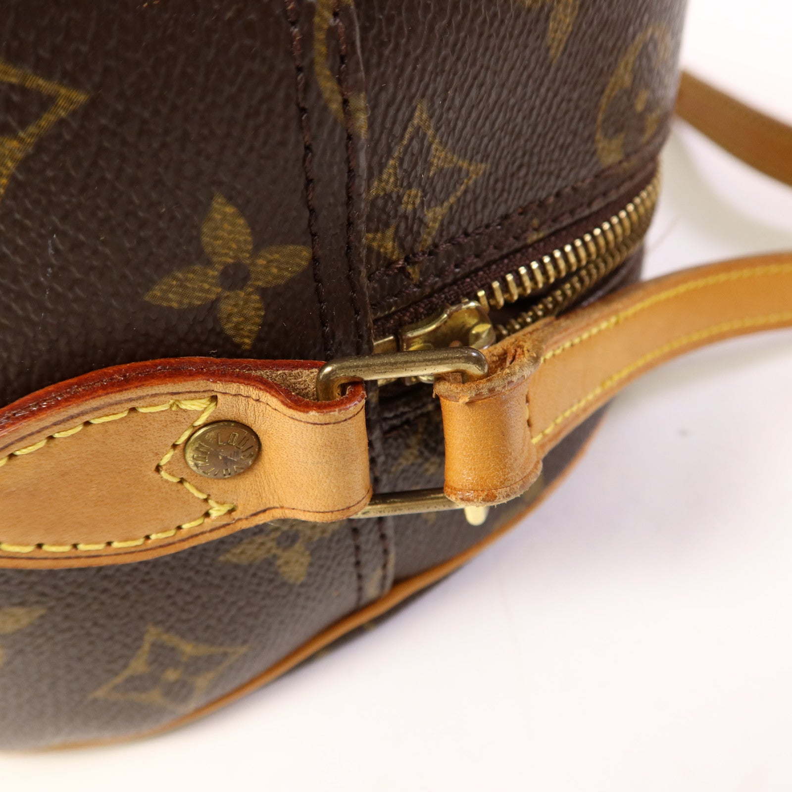 LOUIS VUITTON Monogram Blois金扣肩背袋棕色