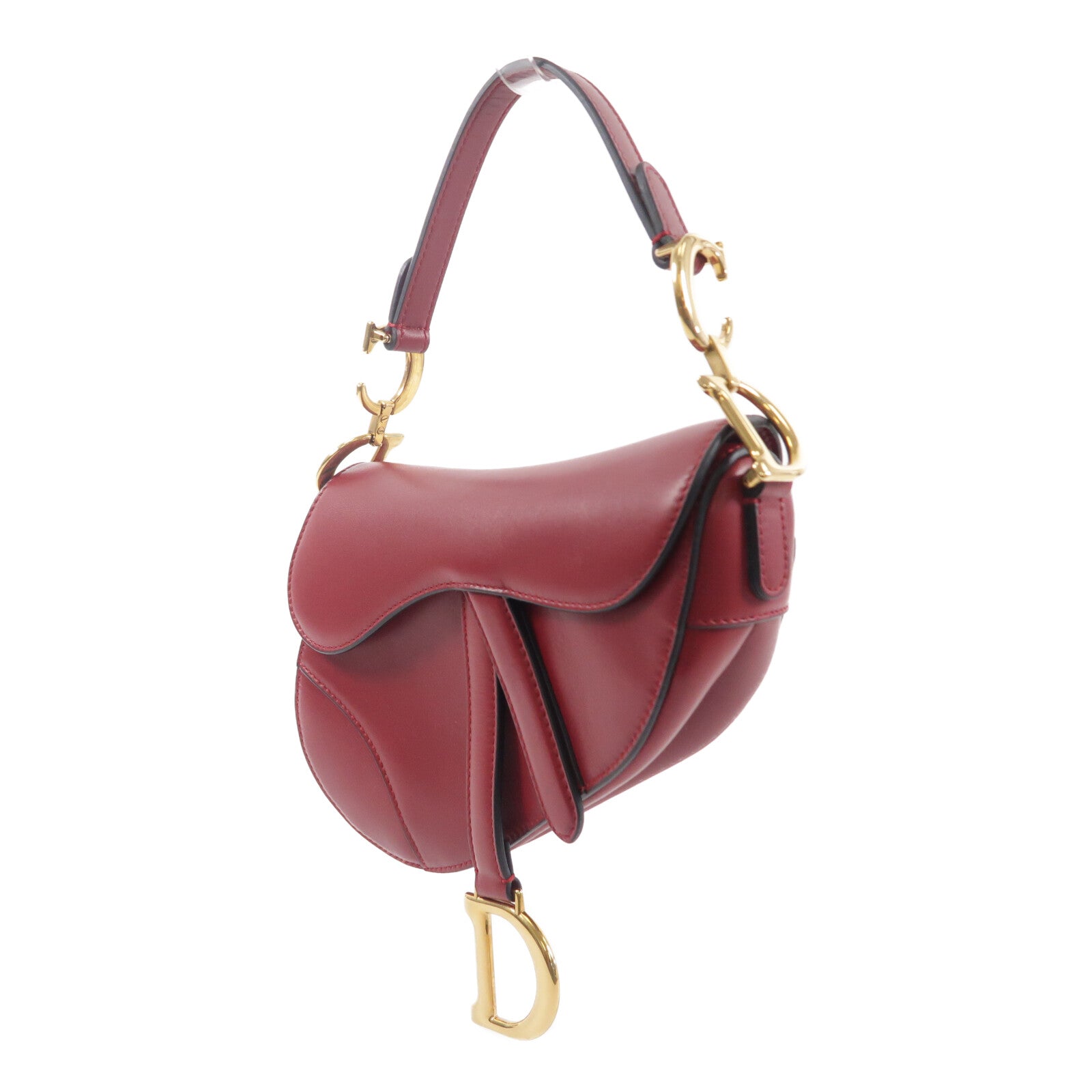 Dior 牛皮皮革Mini Saddle肩背袋