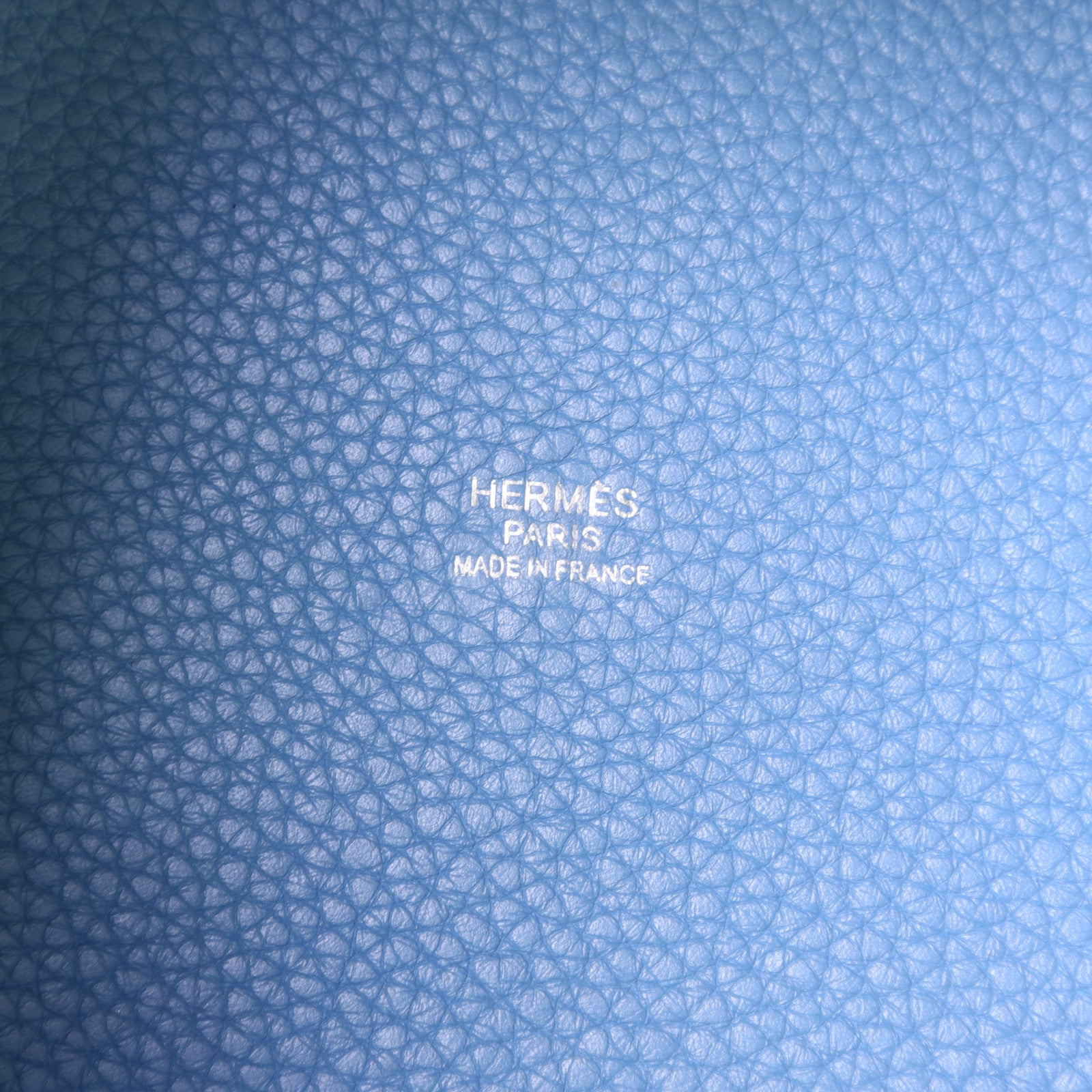 HERMES Clemence皮革Picotin PM銀扣手挽袋