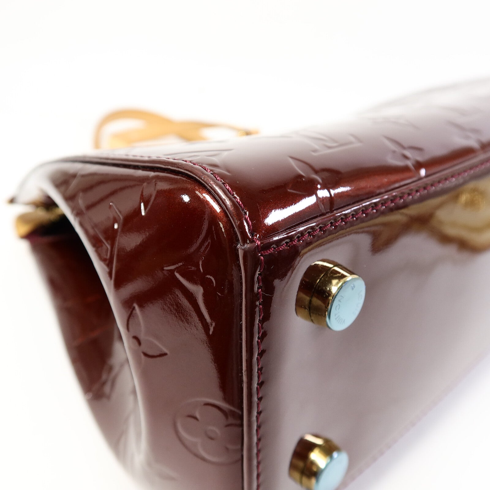 LOUIS VUITTON Vernis Brea MM金扣手挽肩背兩用袋