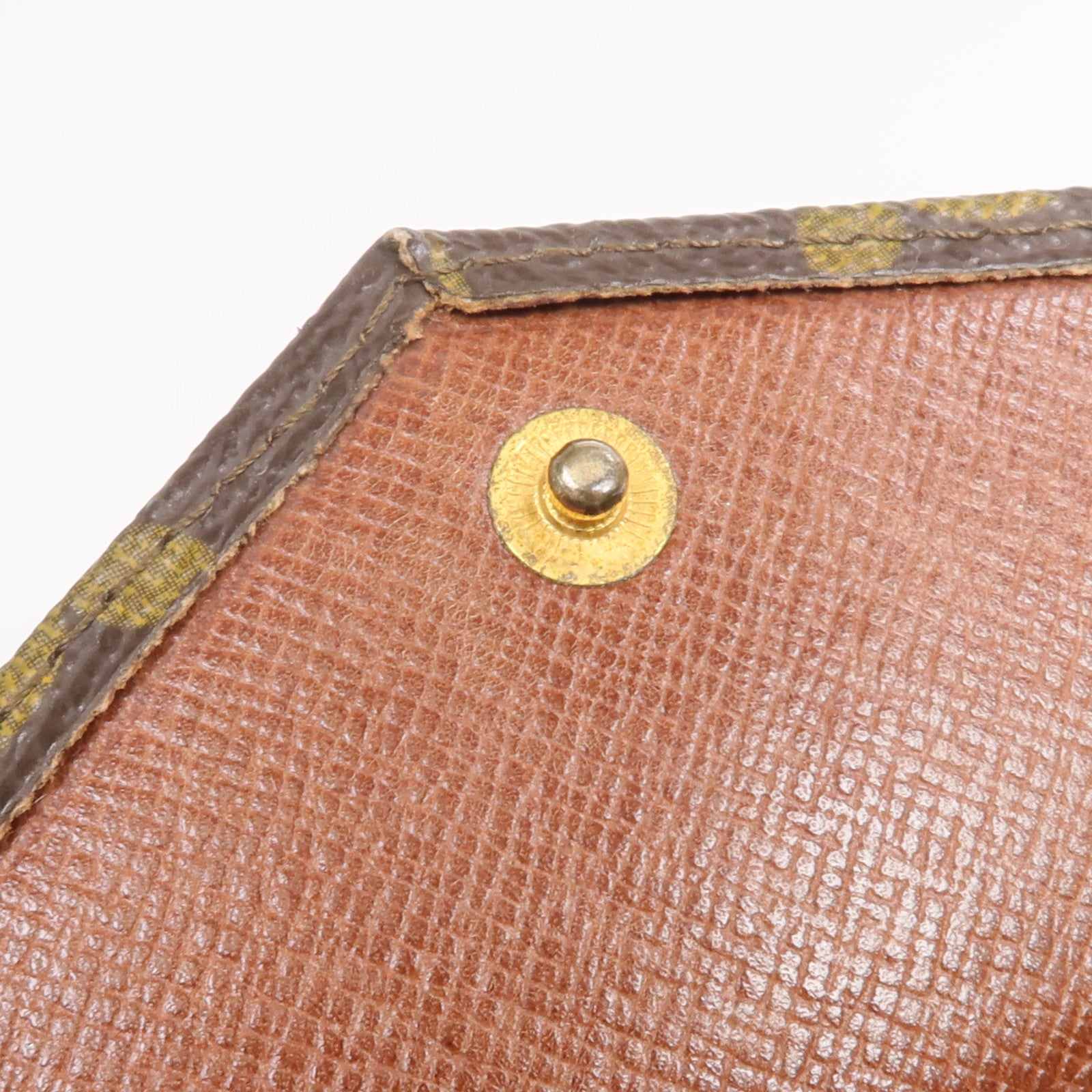 LOUIS VUITTON Monogram Porte Monnaie Carte Credit金扣錢包