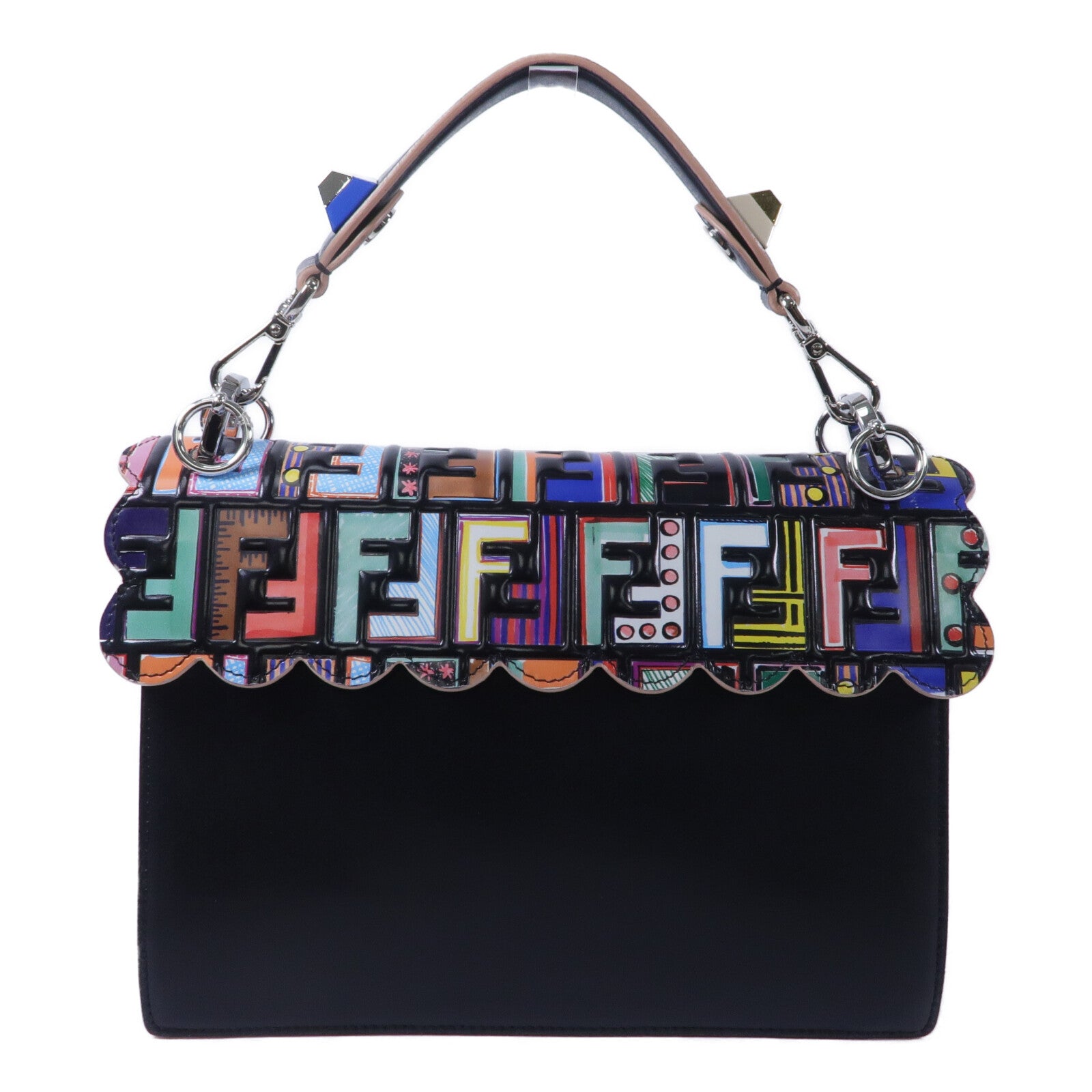 FENDI 牛皮皮革Kan I手挽肩背兩用袋