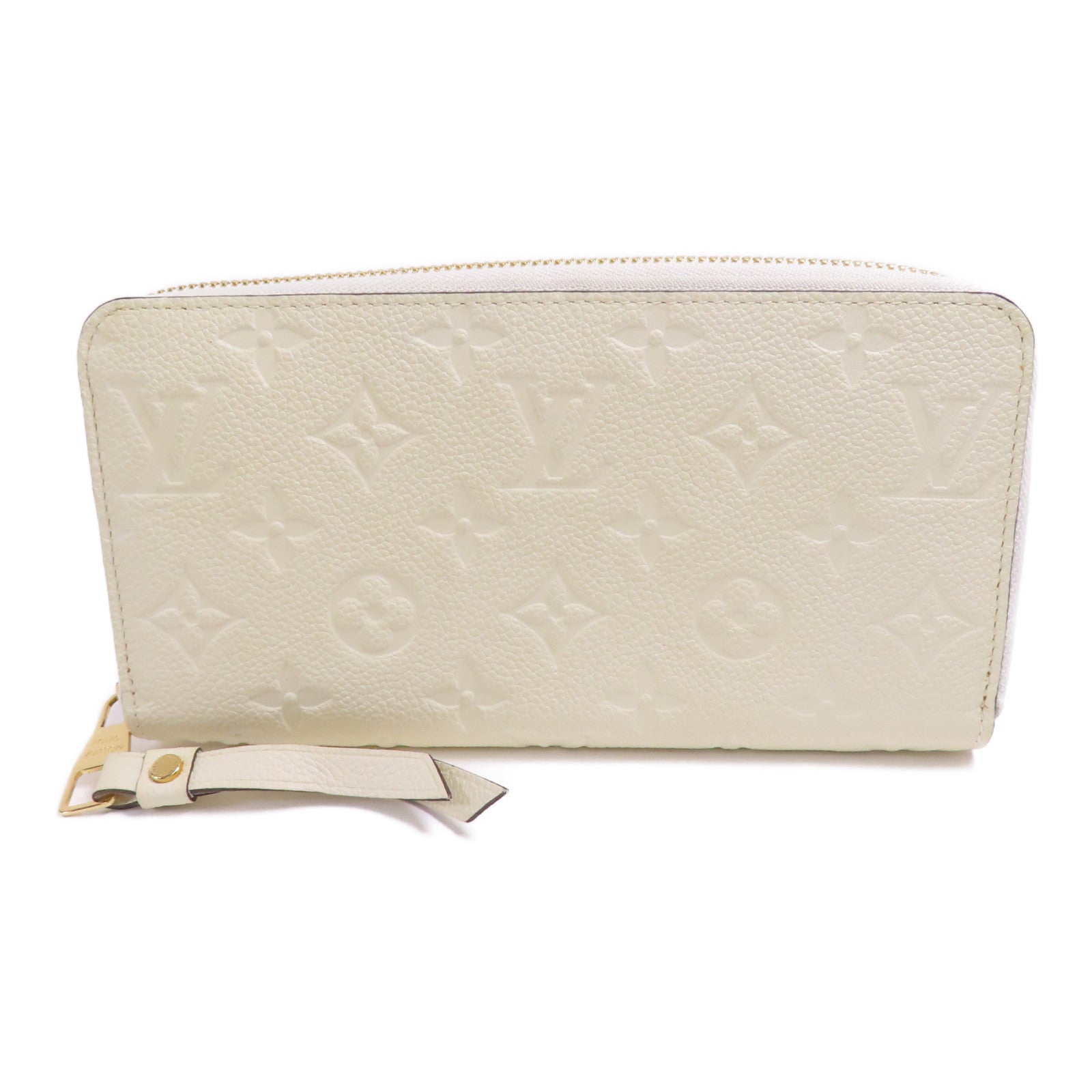 LOUIS VUITTON Monogram Empreinte Zippy Wallet金扣長錢包