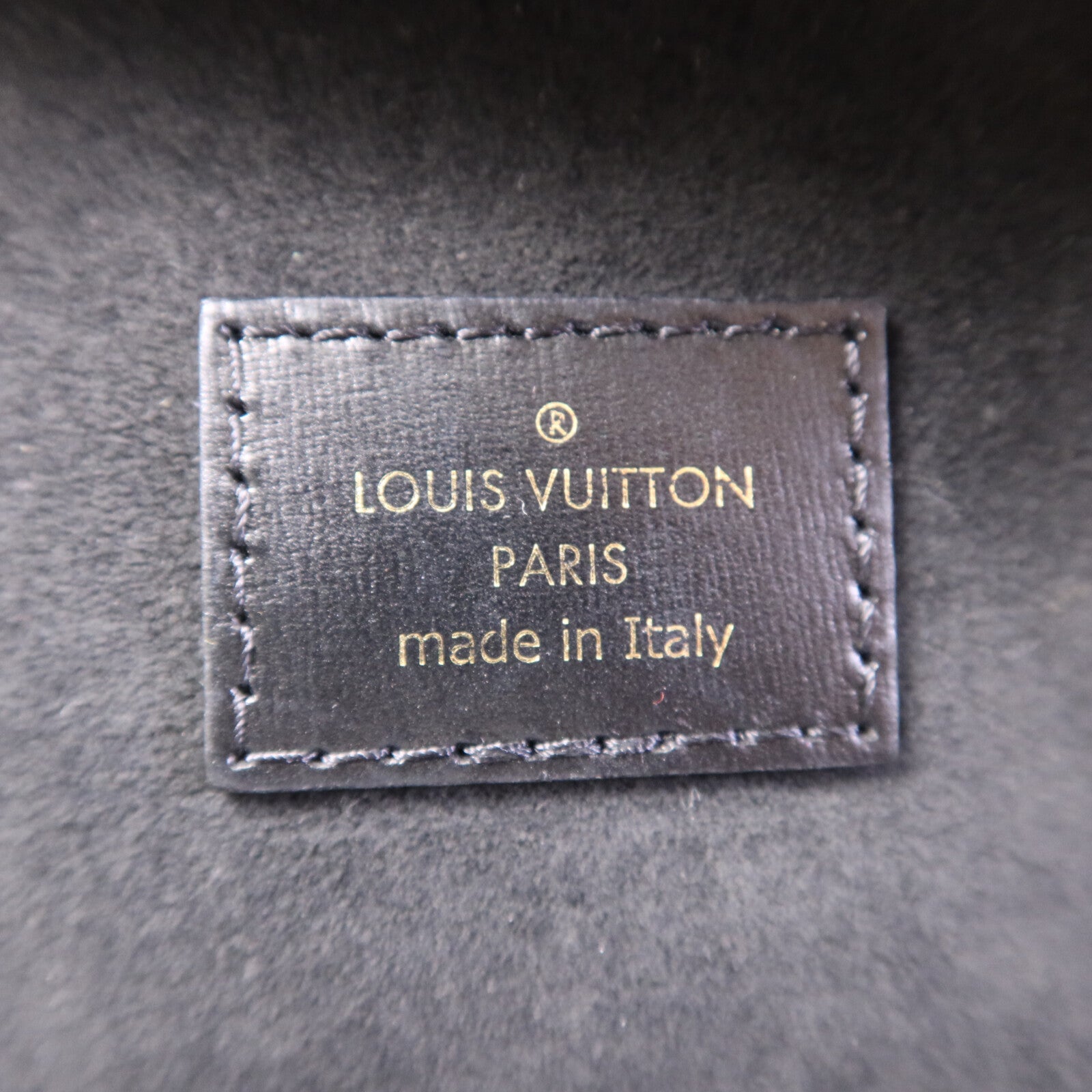 LOUIS VUITTON Monogram Reverse Vanity PM金扣手挽肩背兩用袋棕色