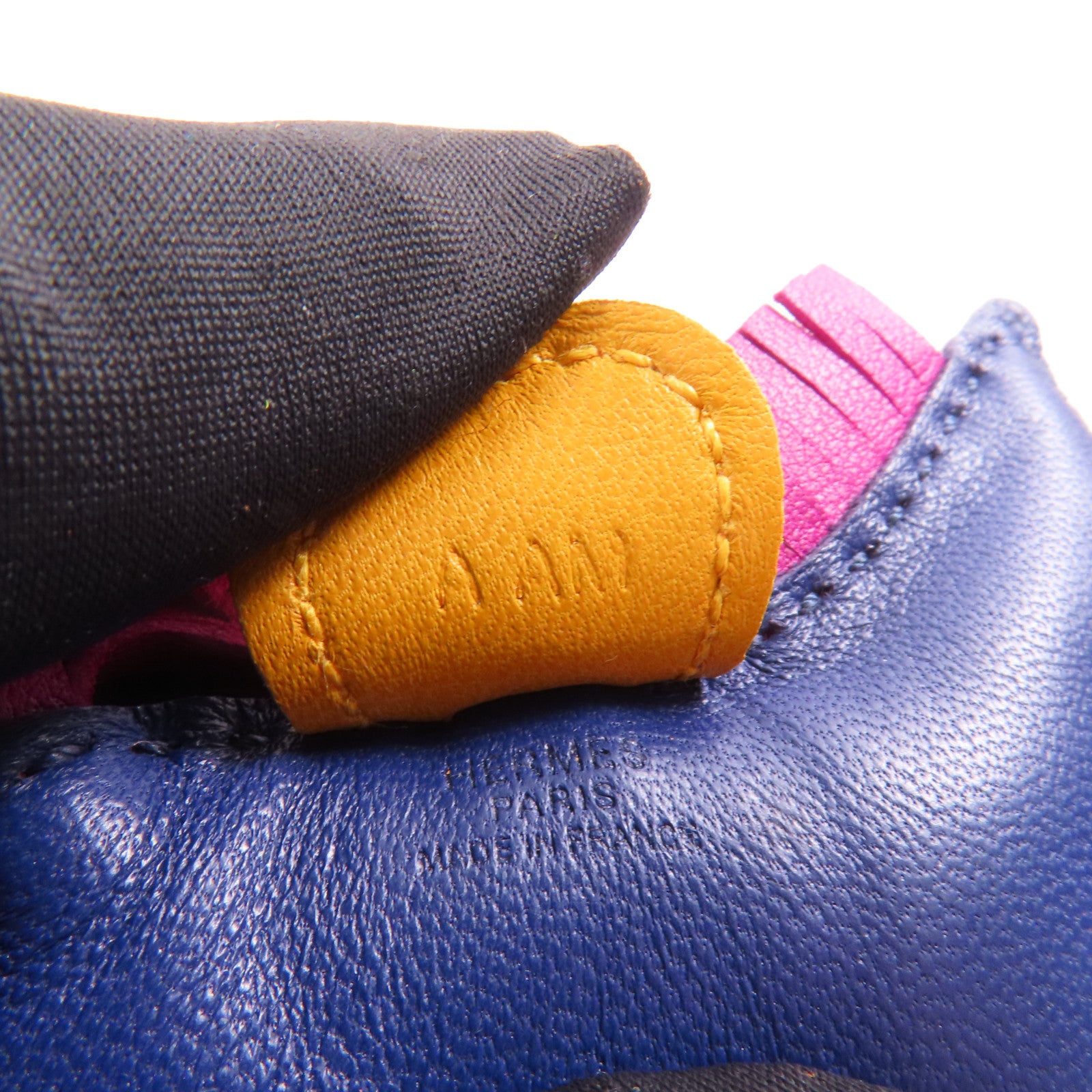 HERMES Milo皮革Rodeo PM掛飾