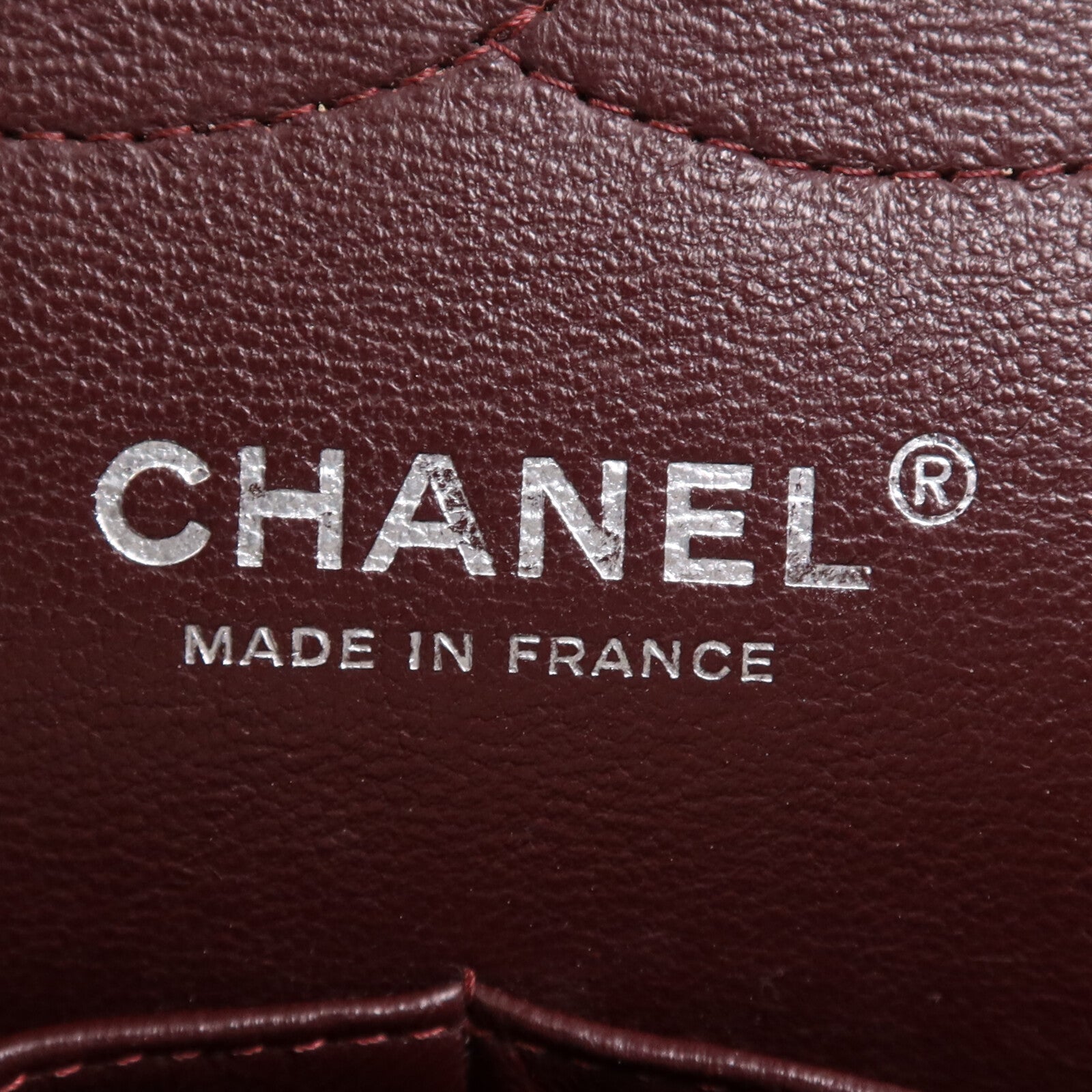 CHANEL 羊皮皮革Large Classic銀扣鏈帶肩背袋