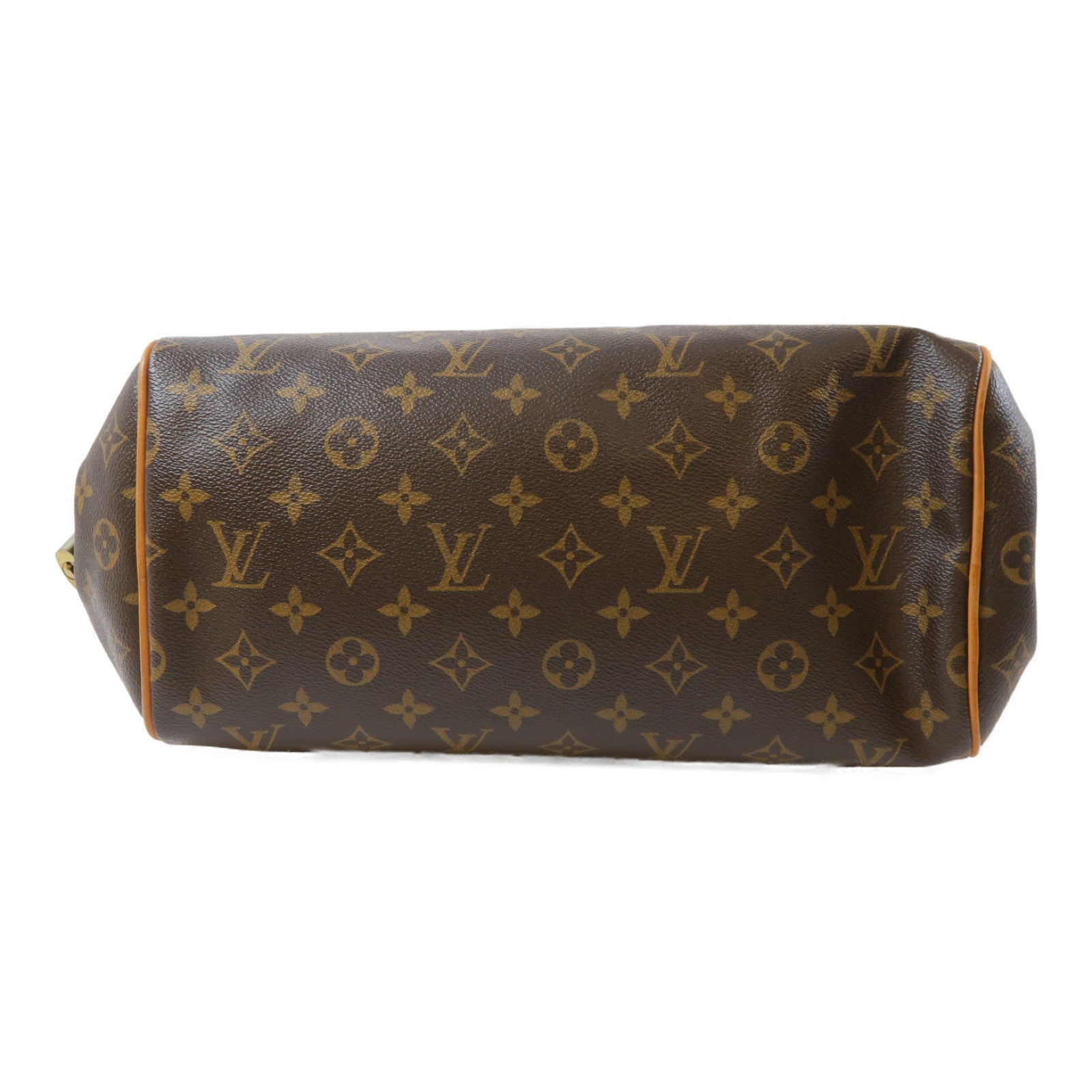LOUIS VUITTON Monogram Mantergoueil PM金扣肩背袋啡色