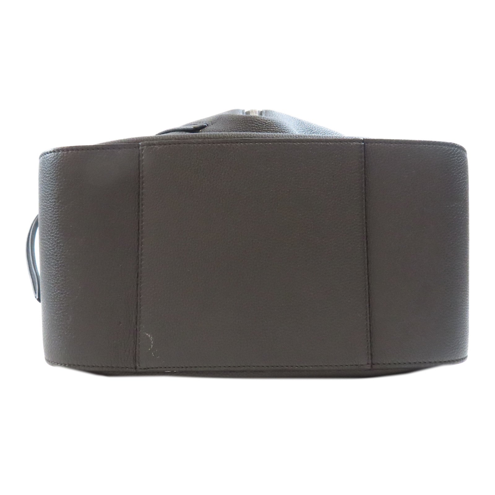 LOEWE 牛皮皮革Hammock銀扣手挽肩背兩用袋灰色