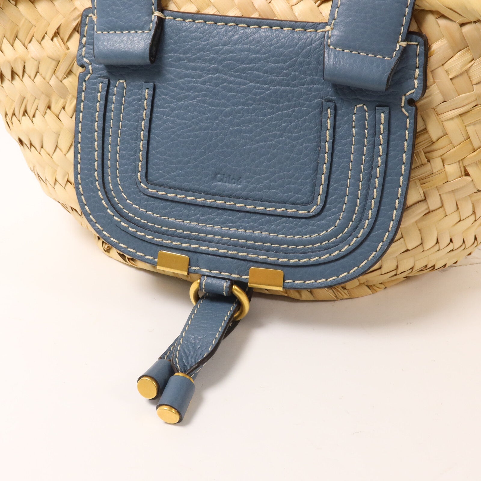 Chloe Raffia Marcie Busket手挽袋