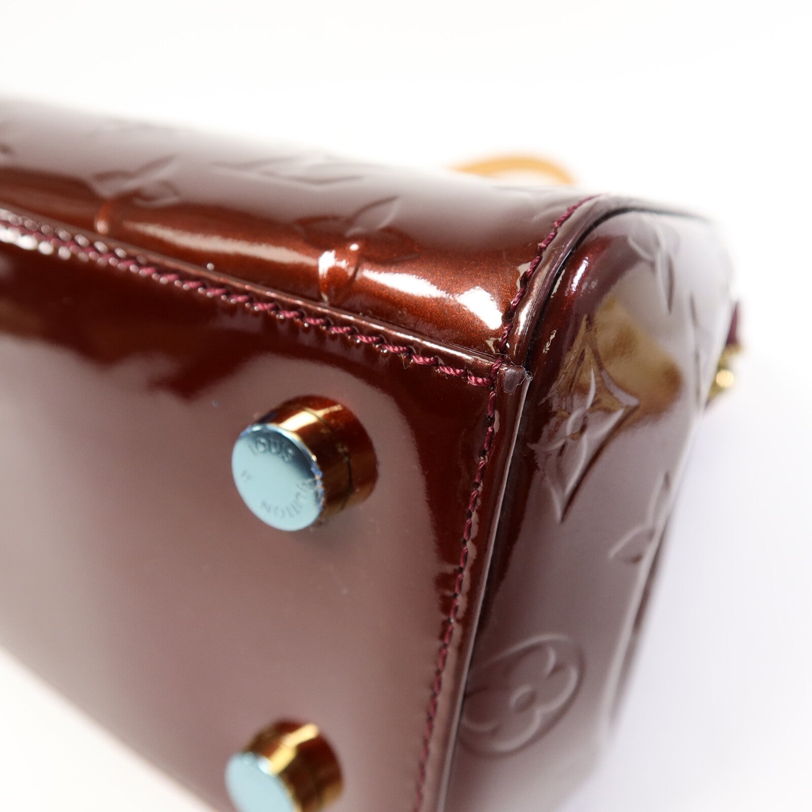LOUIS VUITTON Vernis Brea MM金扣手挽肩背兩用袋