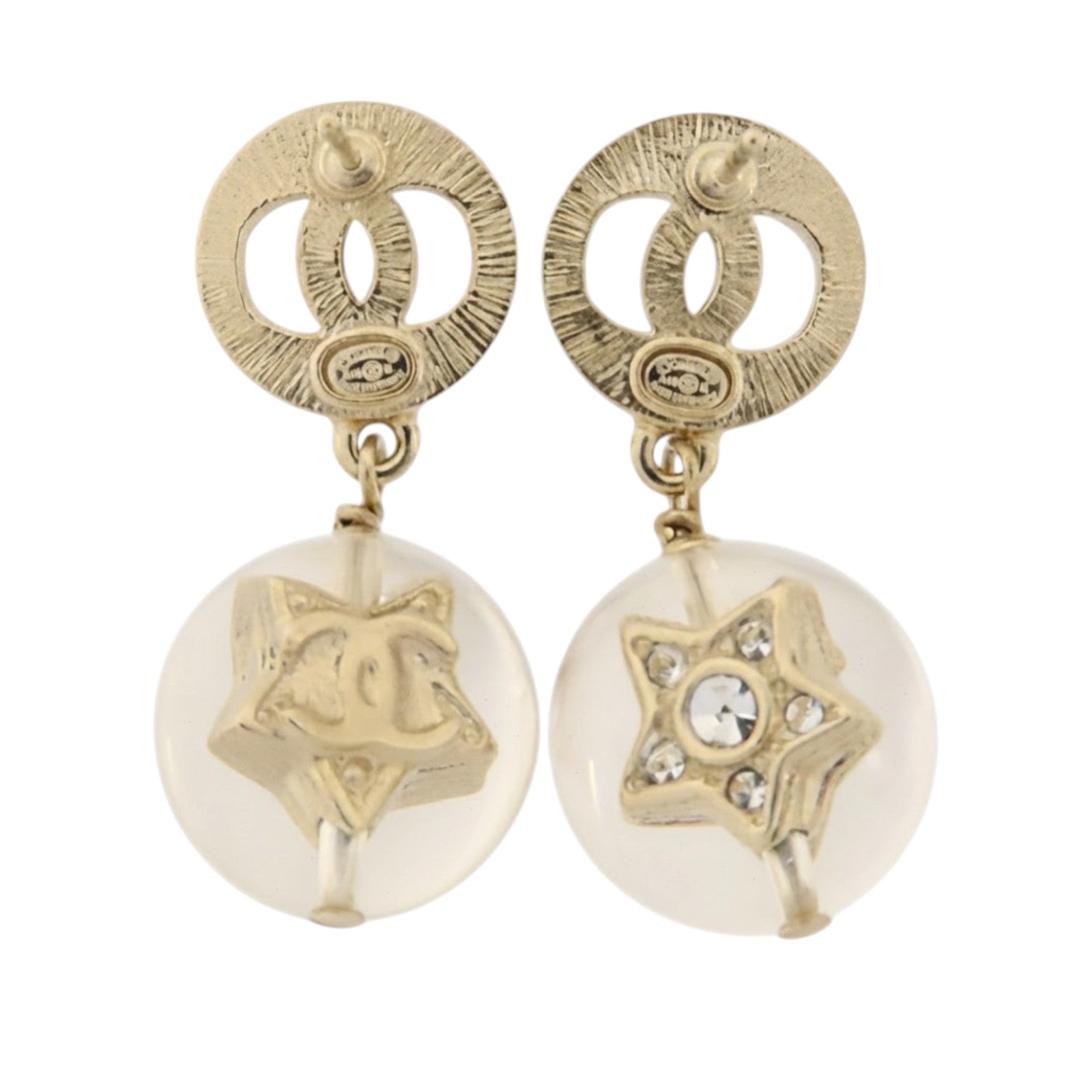 CHANEL PVC/金屬Earrings耳環