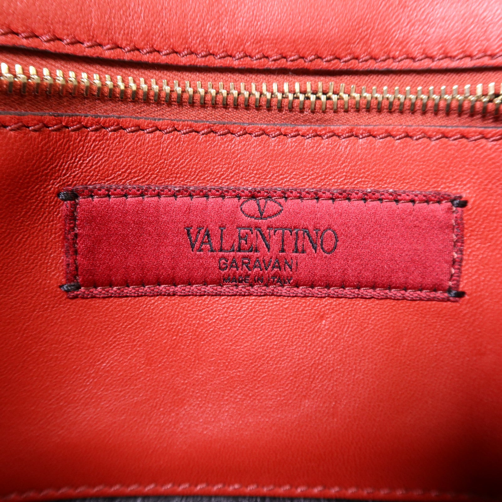 Valentino 牛皮皮革Waist Bag金扣腰包