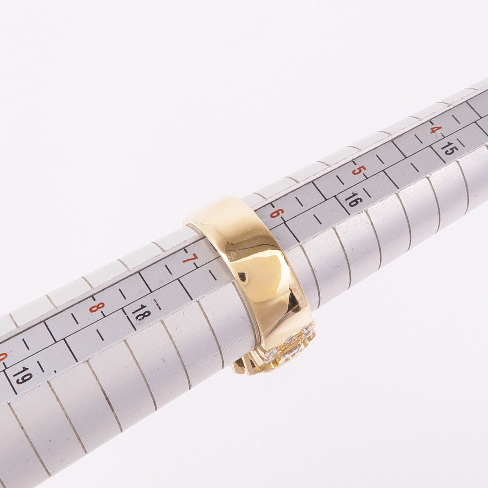 JEWELRY 綠寶石/18K黃金Diamond Ring鑽石戒指US#6.5