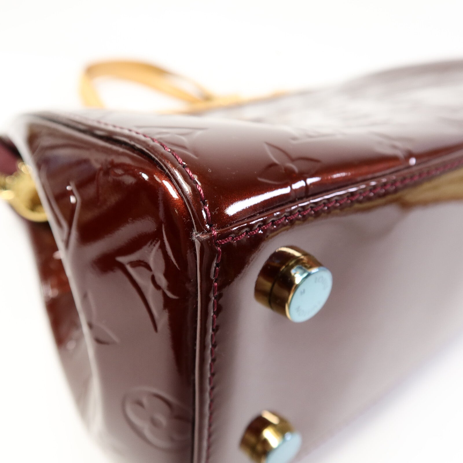 LOUIS VUITTON Vernis Brea MM金扣手挽肩背兩用袋