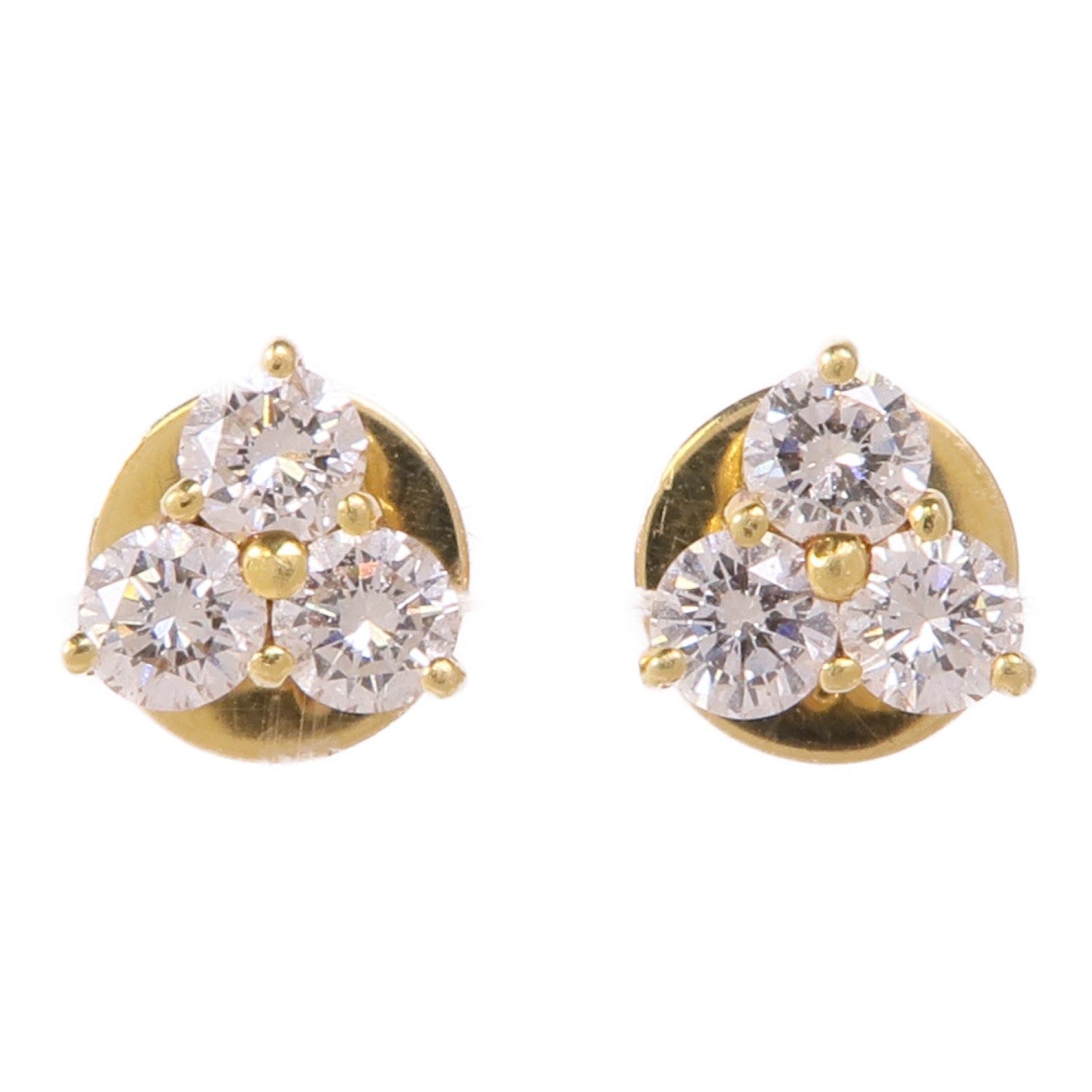 JEWELRY 18K黃金Diamond Earrings鑽石耳環