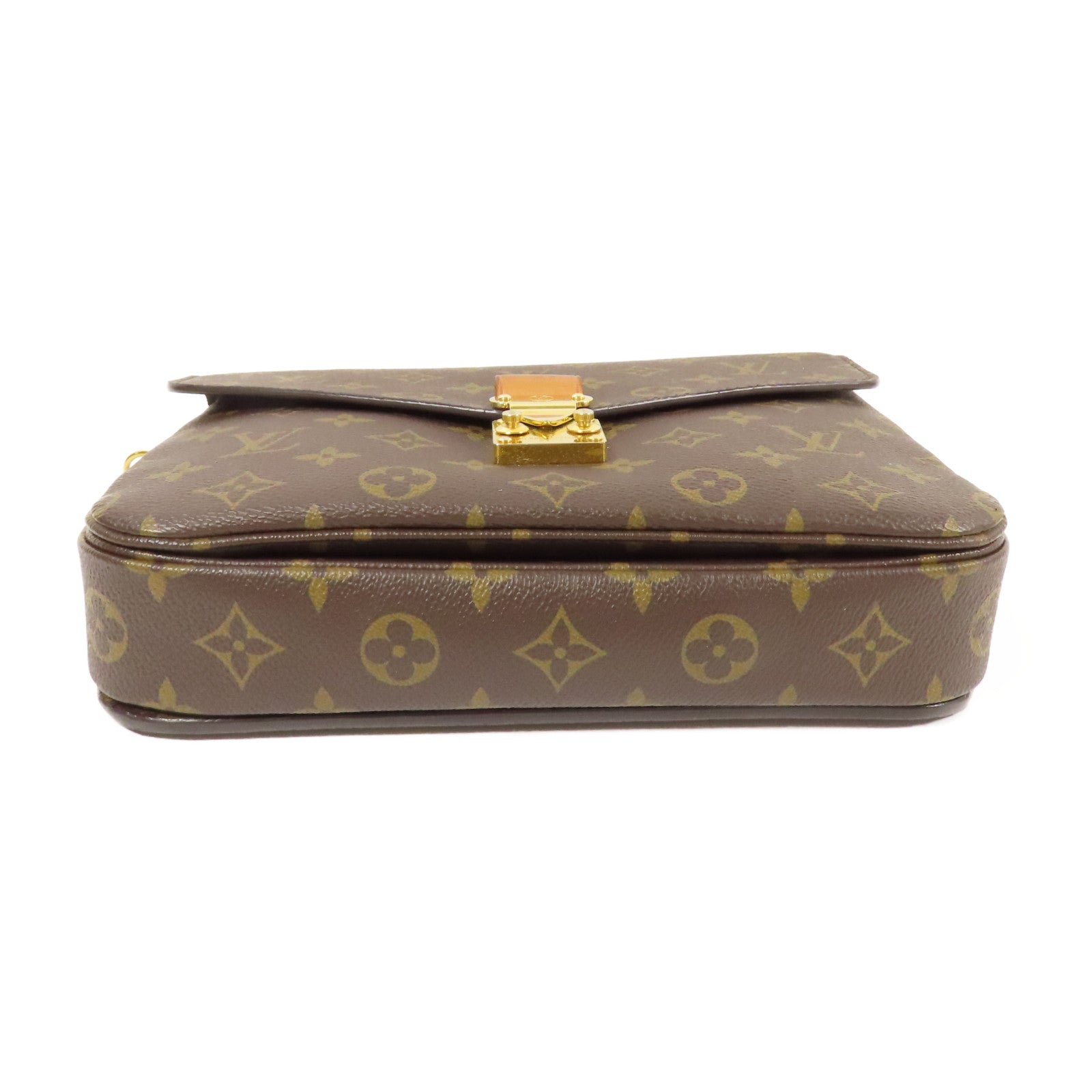 LOUIS VUITTON LV GHW Pochette Metis MM 2 Way Bag M44875 Monogram Brown
