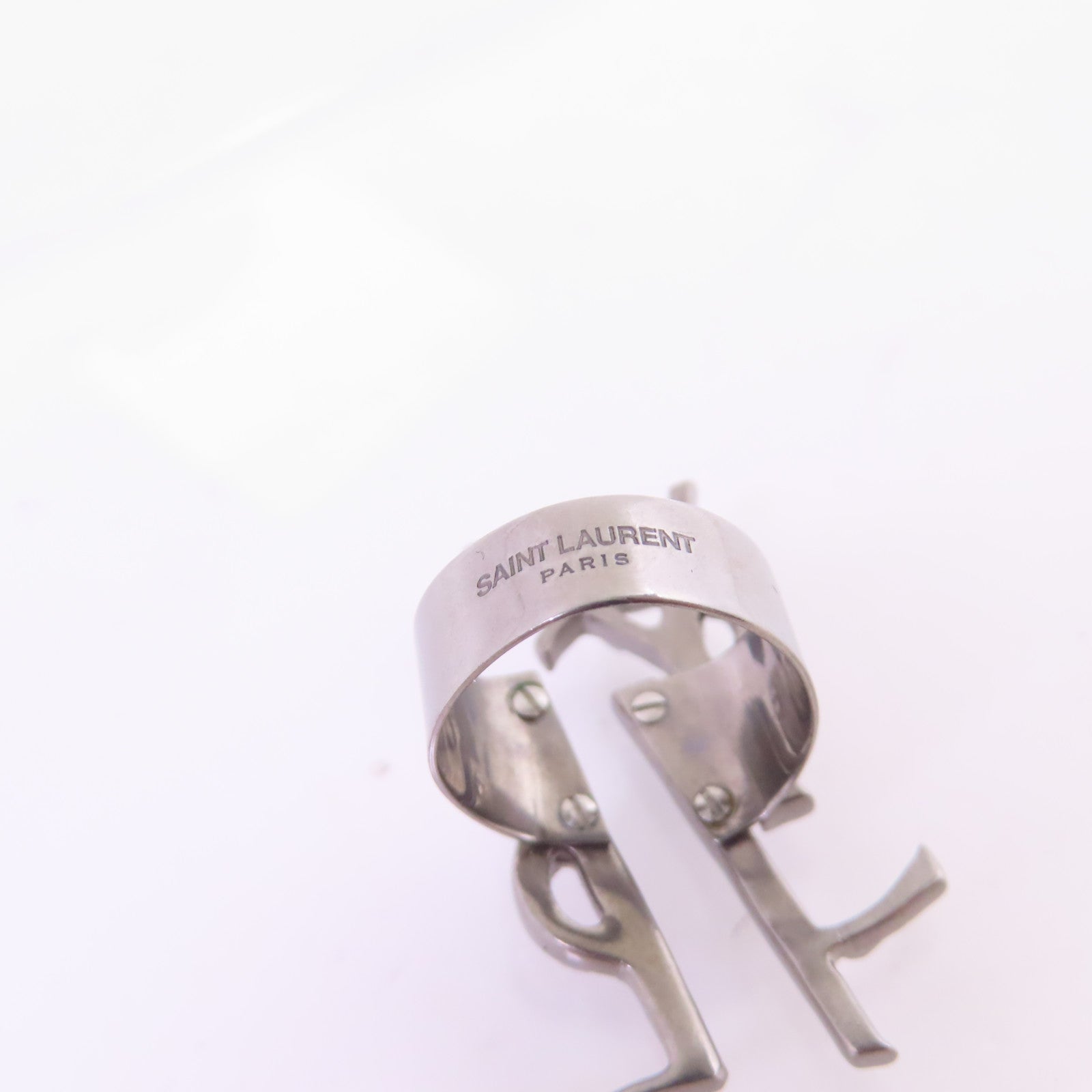 SAINT LAURENT 金屬YSL Ring戒指US#6