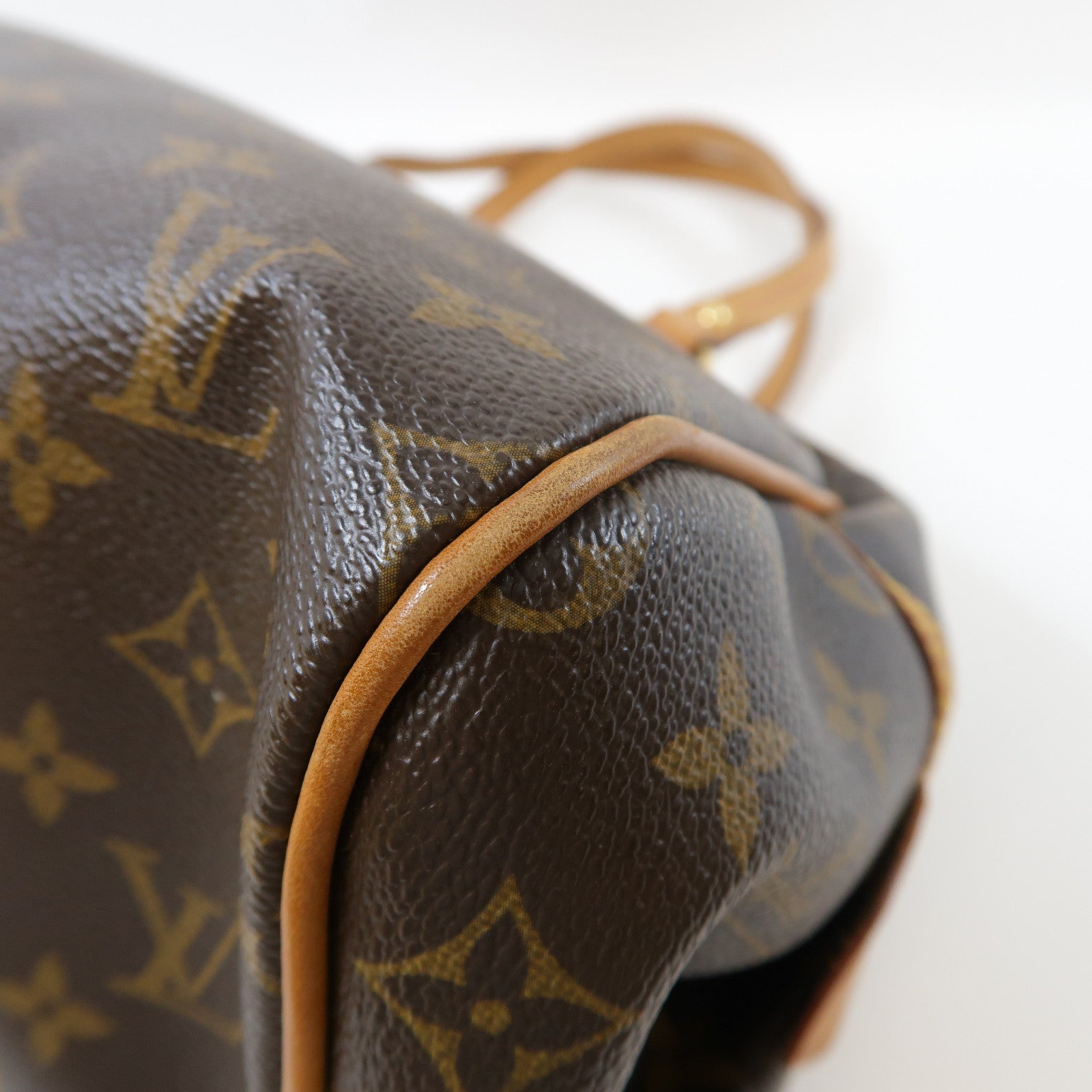 LOUIS VUITTON Monogram Mantergoueil PM金扣肩背袋啡色