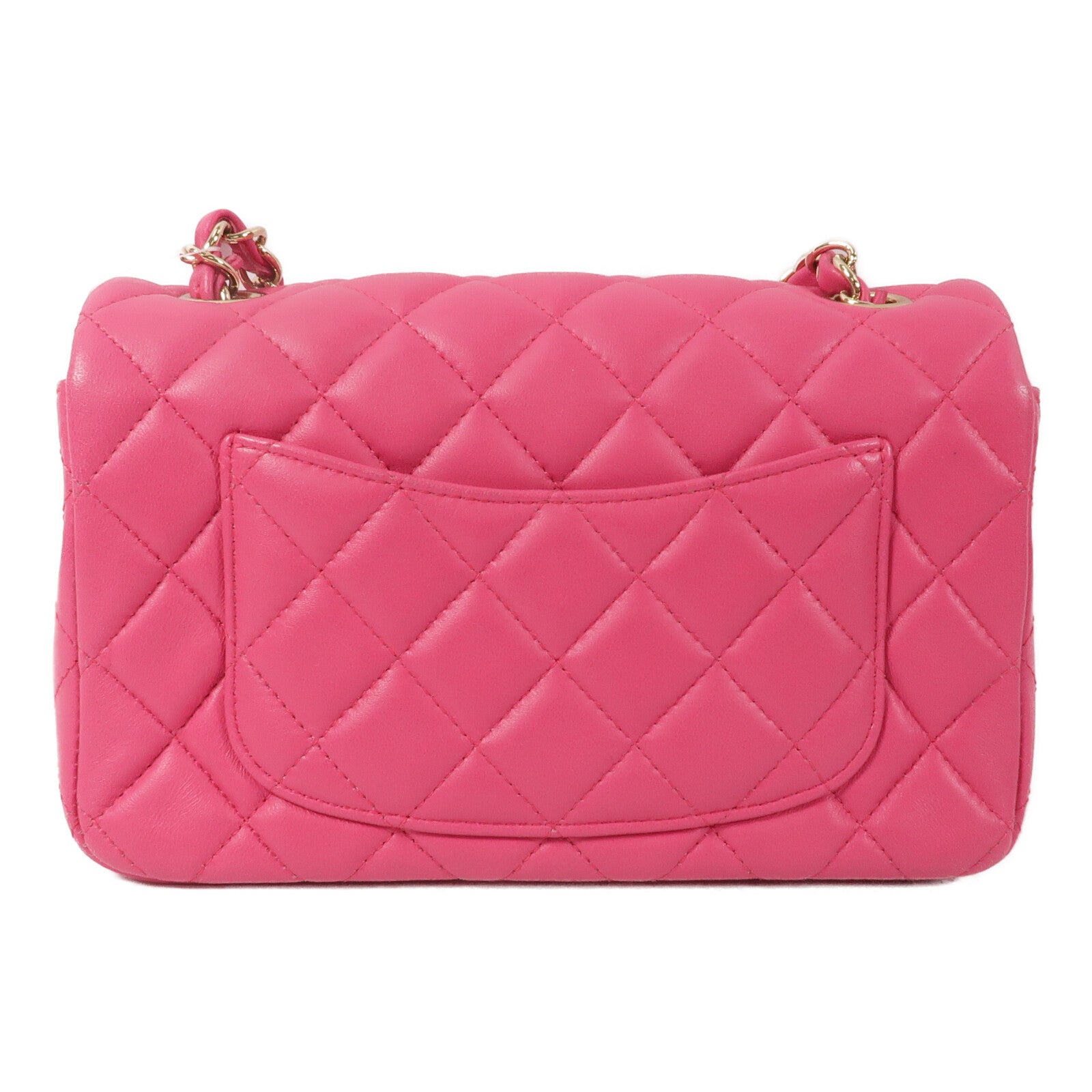 CHANEL 羊皮皮革Mini Classic 20鏈帶肩背袋