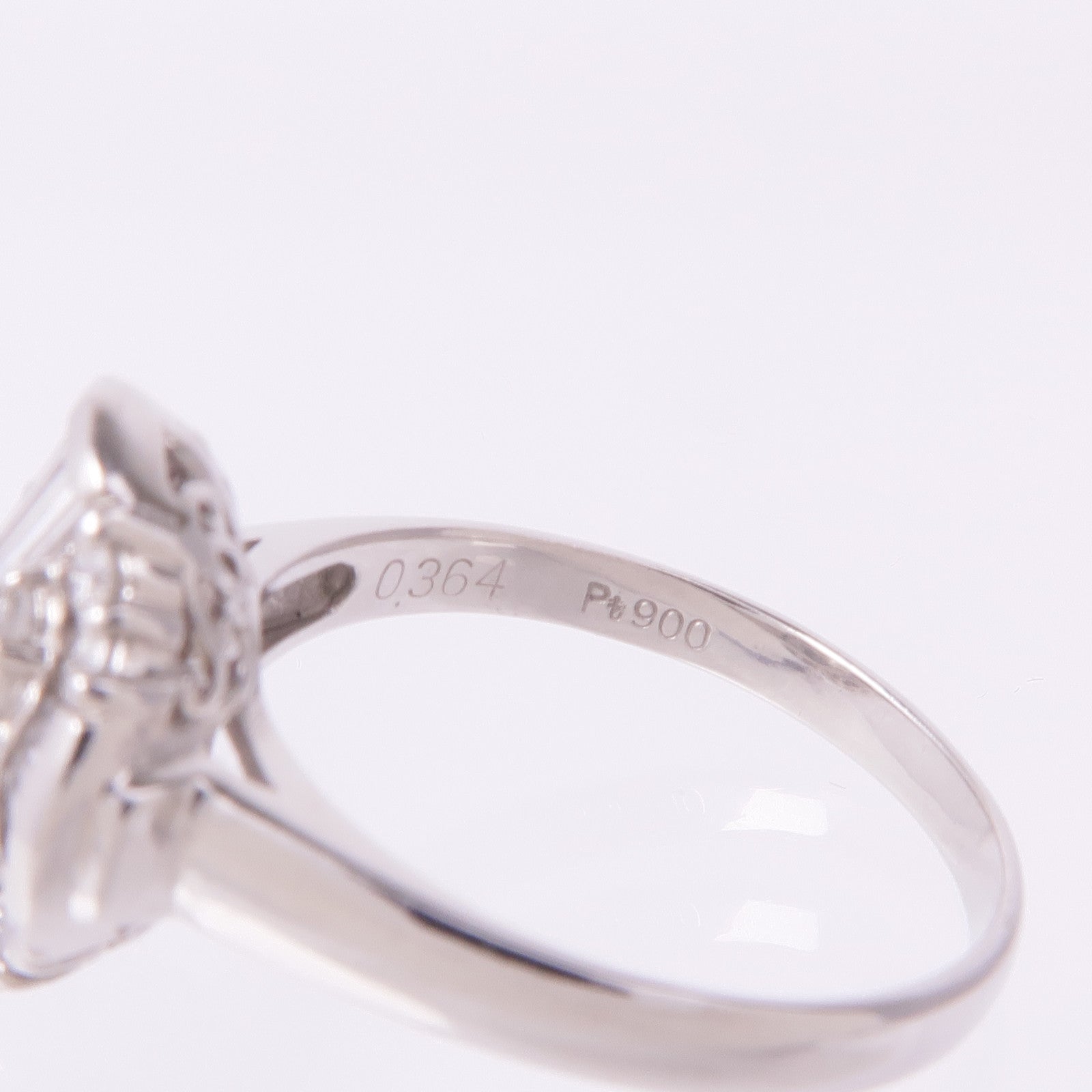 JEWELRY 【激減優惠】PT900鉑金Diamond Ring鑽石戒指US#6.25
