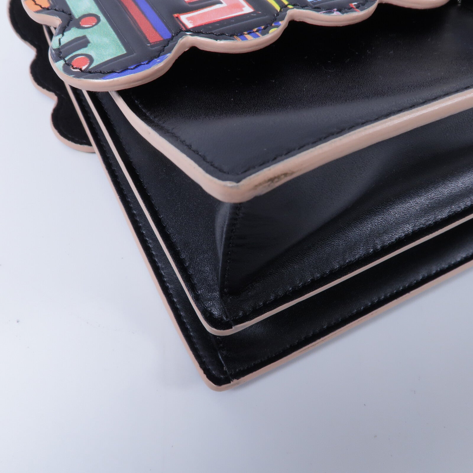 FENDI 牛皮皮革Kan I手挽肩背兩用袋