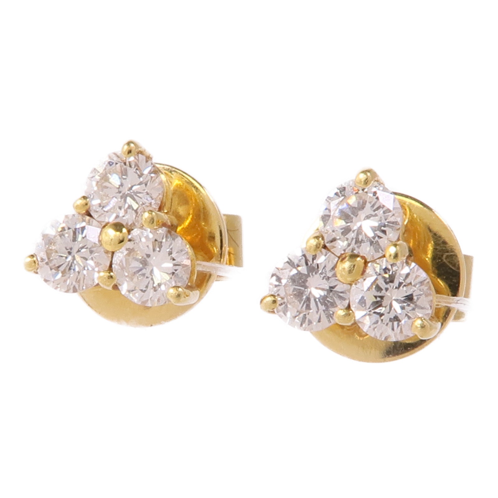 JEWELRY 18K黃金Diamond Earrings鑽石耳環