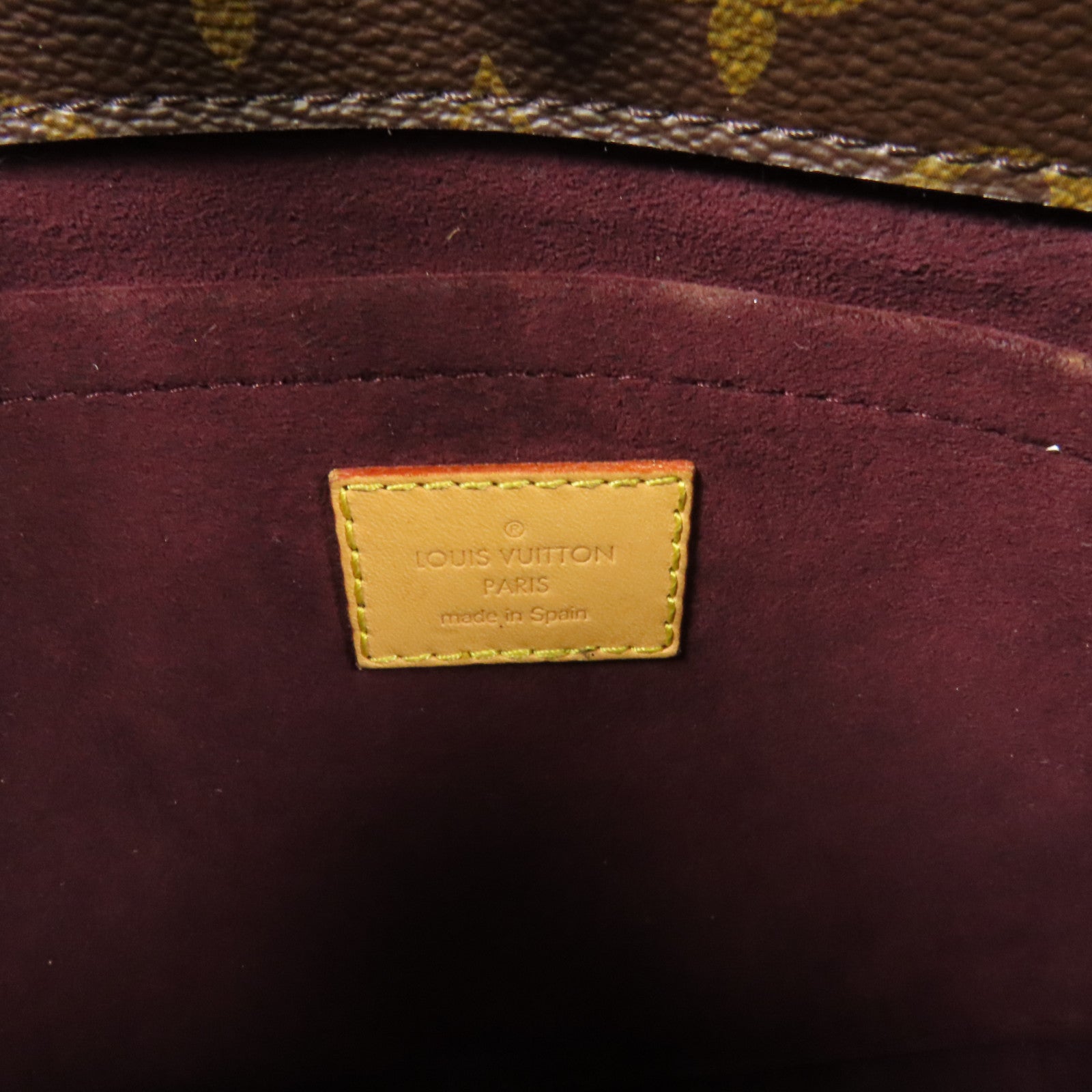 LOUIS VUITTON Monogram Montaigne MM金扣手挽肩背兩用袋