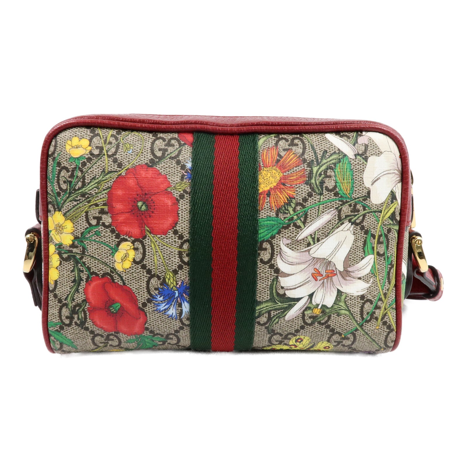 GUCCI 塗層帆布Ophidia GG Supreme Floral肩背袋