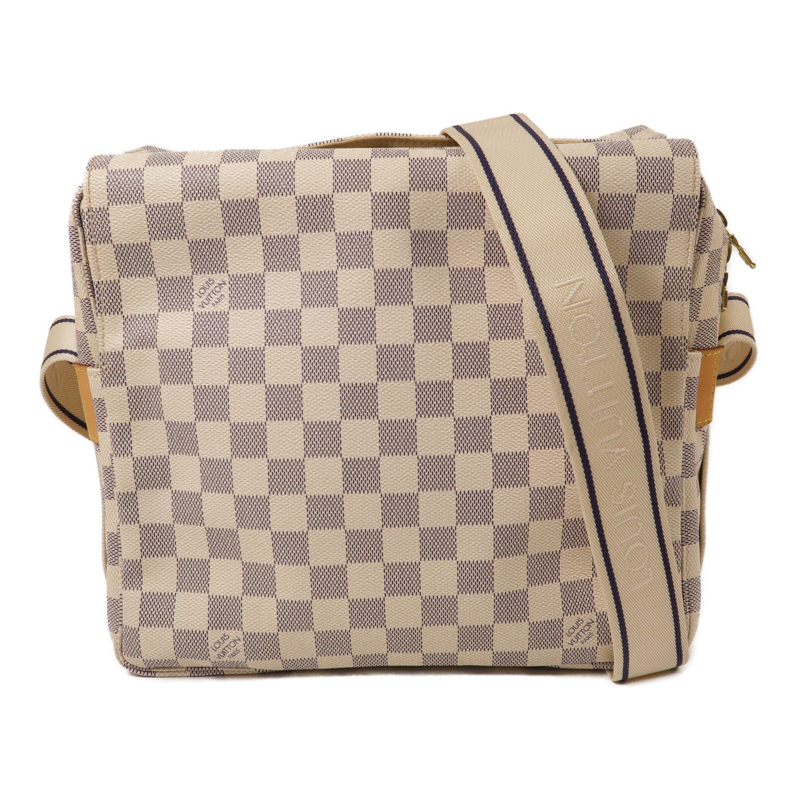 LOUIS VUITTON Damier Azur Naviglio肩背袋