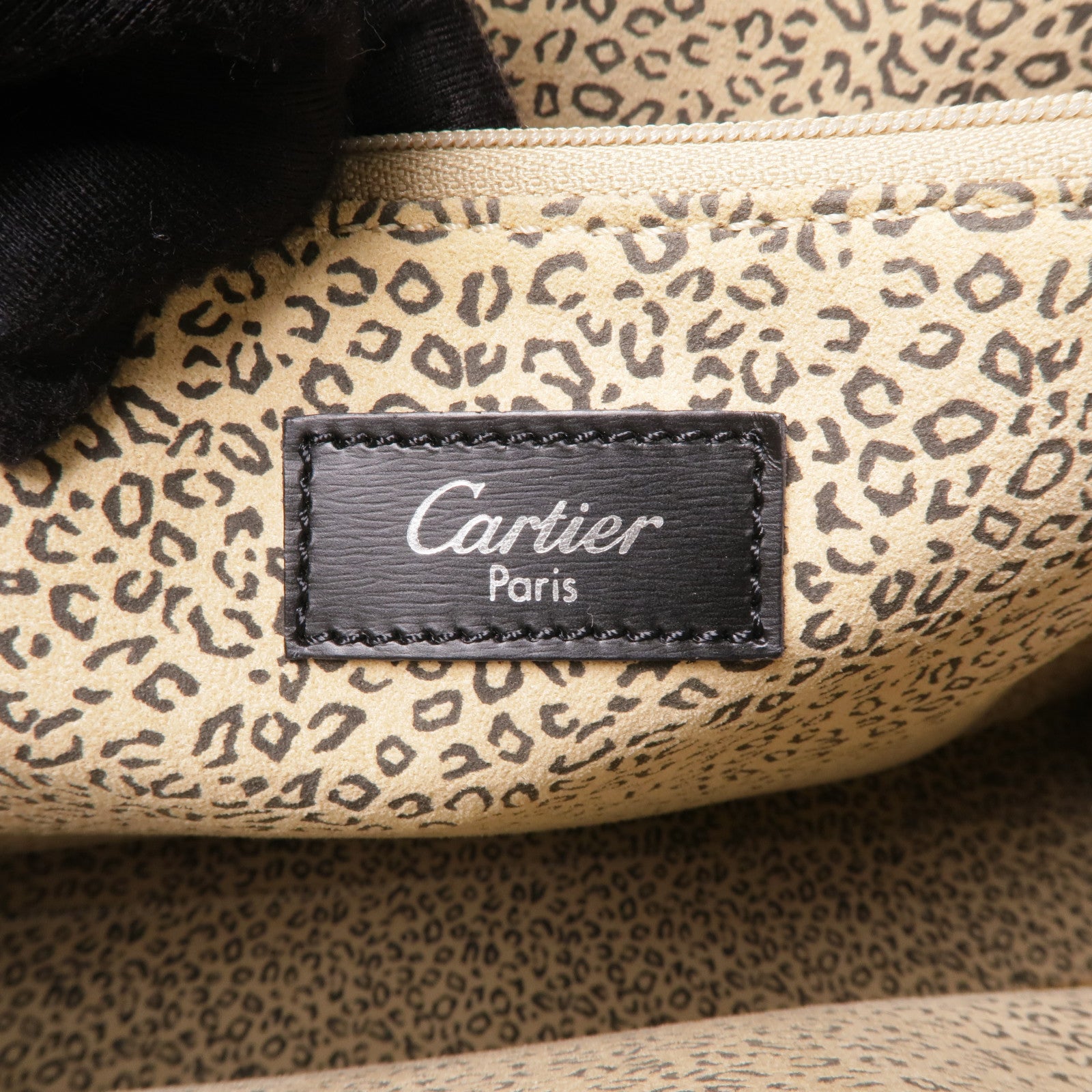 CARTIER 牛皮皮革Shoulder Tote銀扣肩背袋/手挽袋