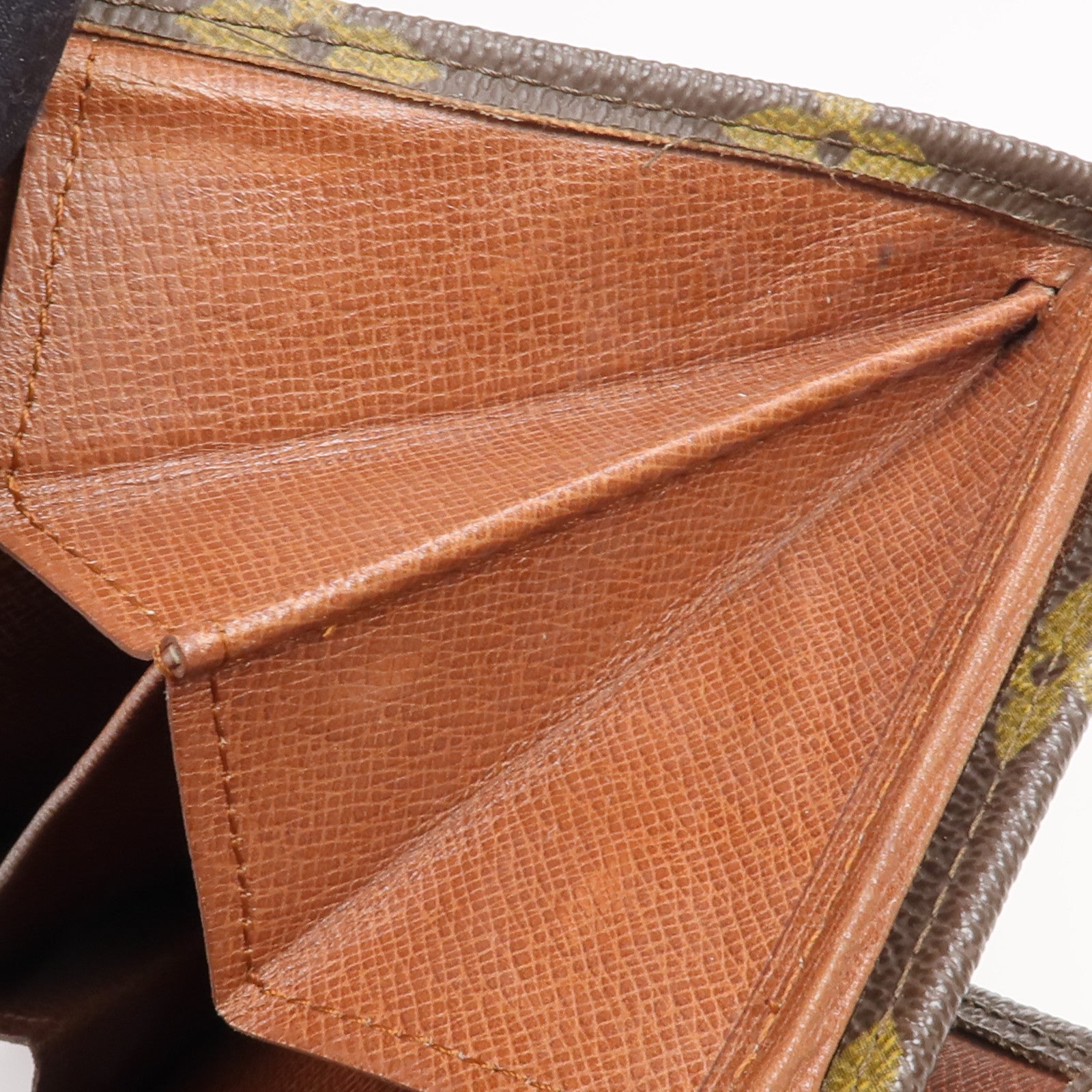 LOUIS VUITTON Monogram Porte Monnaie Carte Credit金扣錢包