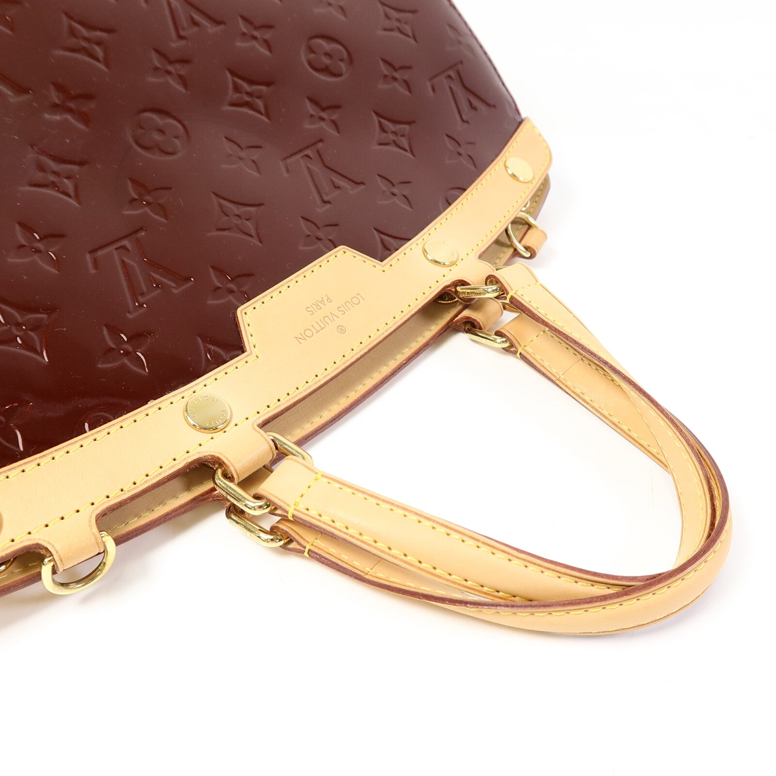 LOUIS VUITTON Vernis Brea MM金扣手挽肩背兩用袋