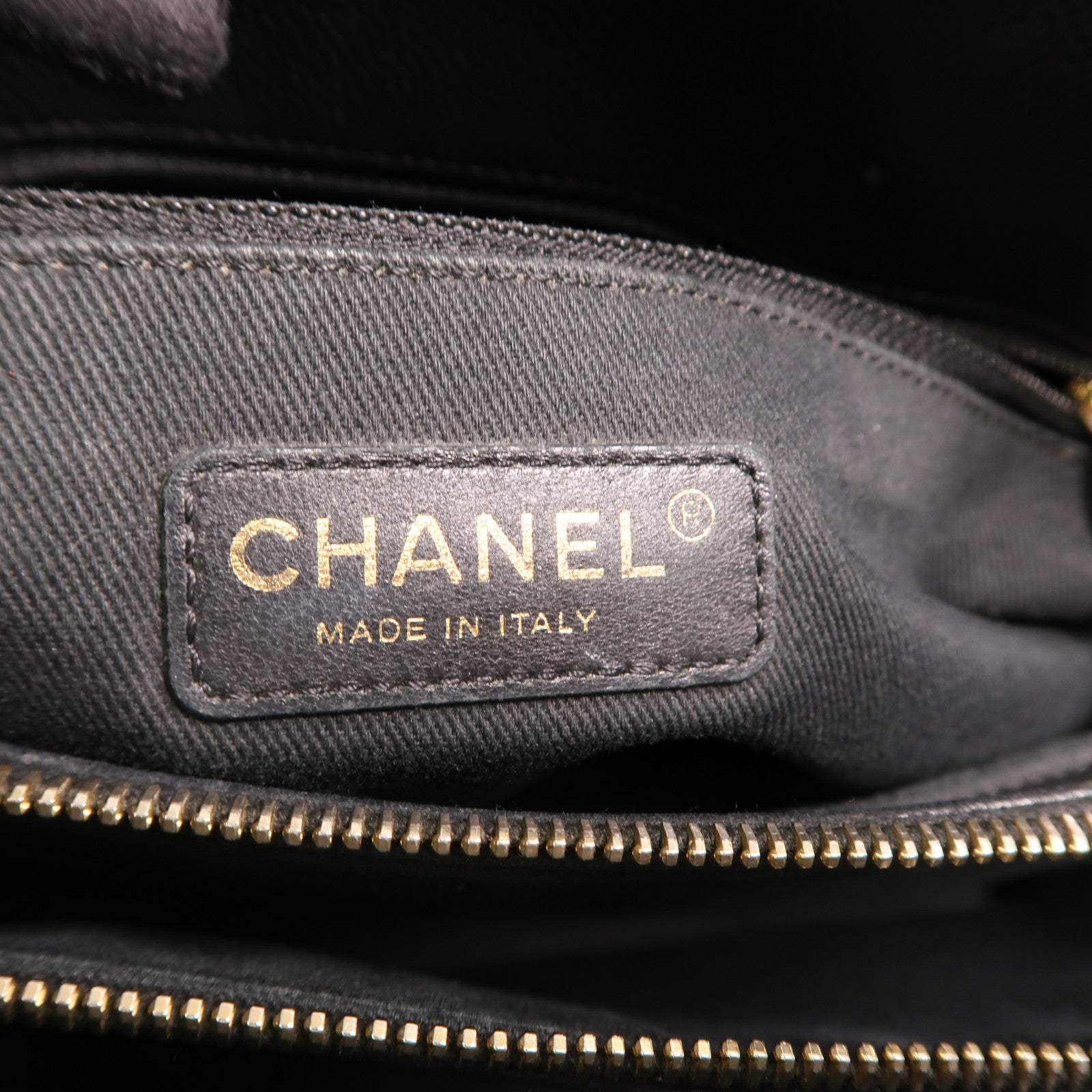 CHANEL 牛皮皮革Timeless CC Tote Bag金扣鏈帶手挽袋